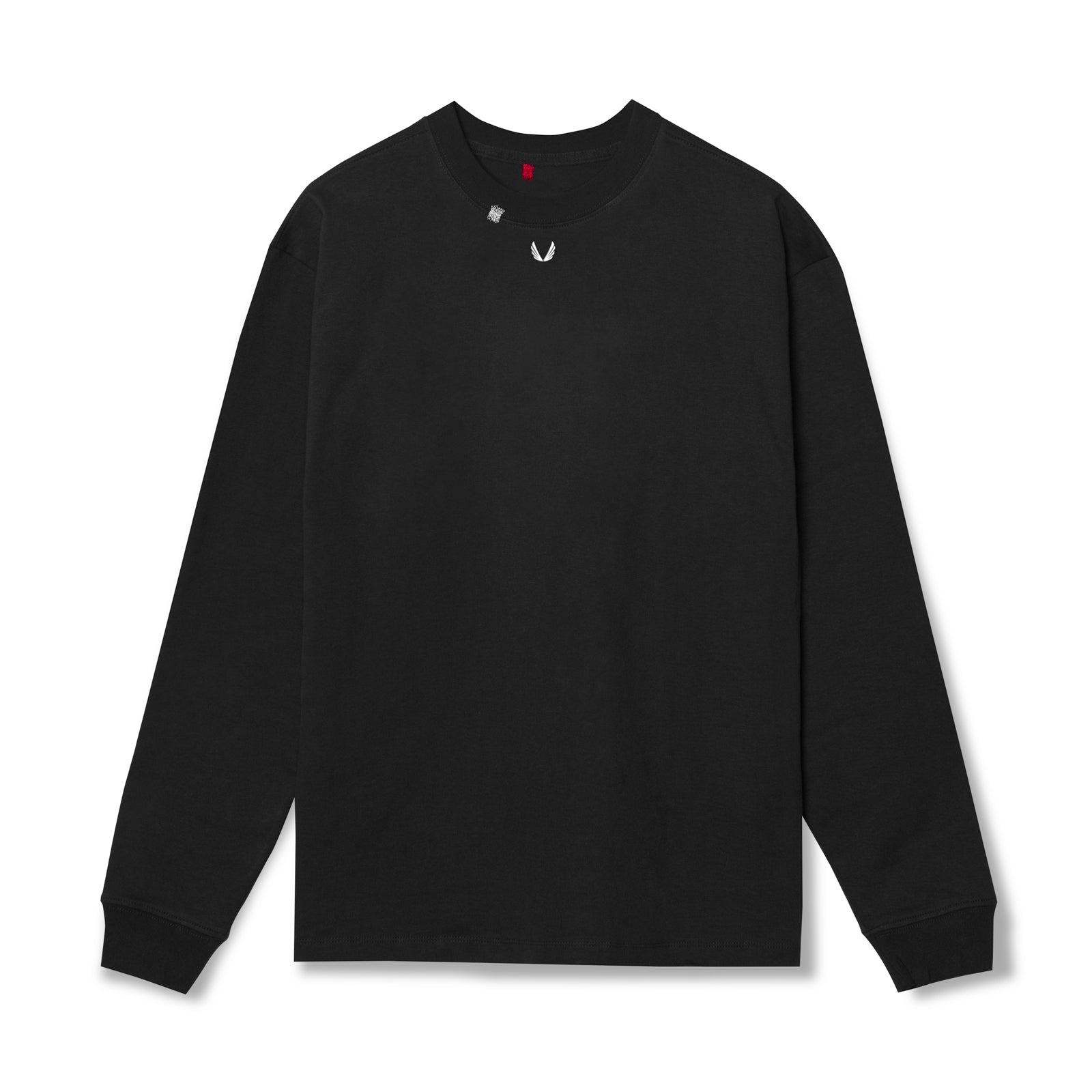 0851. Tech Essential™ Relaxed Long Sleeve Black/White "OTWR" | ASRV for sale