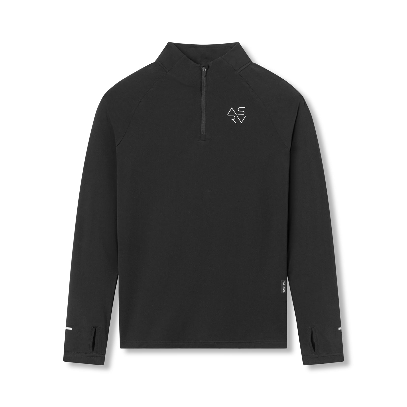0906. Thermal Training Quarter Zip Black "Cyber" | ASRV discount