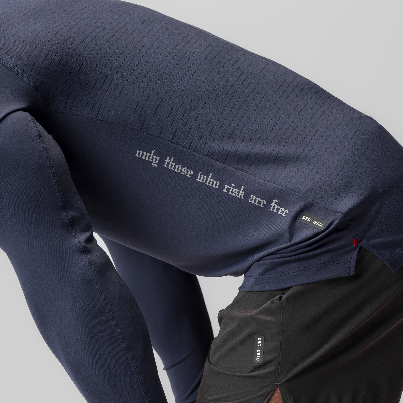 0832. 3D-Lite® 2.0 Fitted Long Sleeve Navy "OTWR" | ASRV Discount