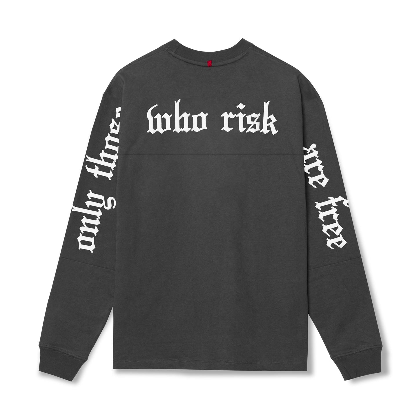 0851. Tech Essential™ Relaxed Long Sleeve Space Grey/White "OTWR" | ASRV sale