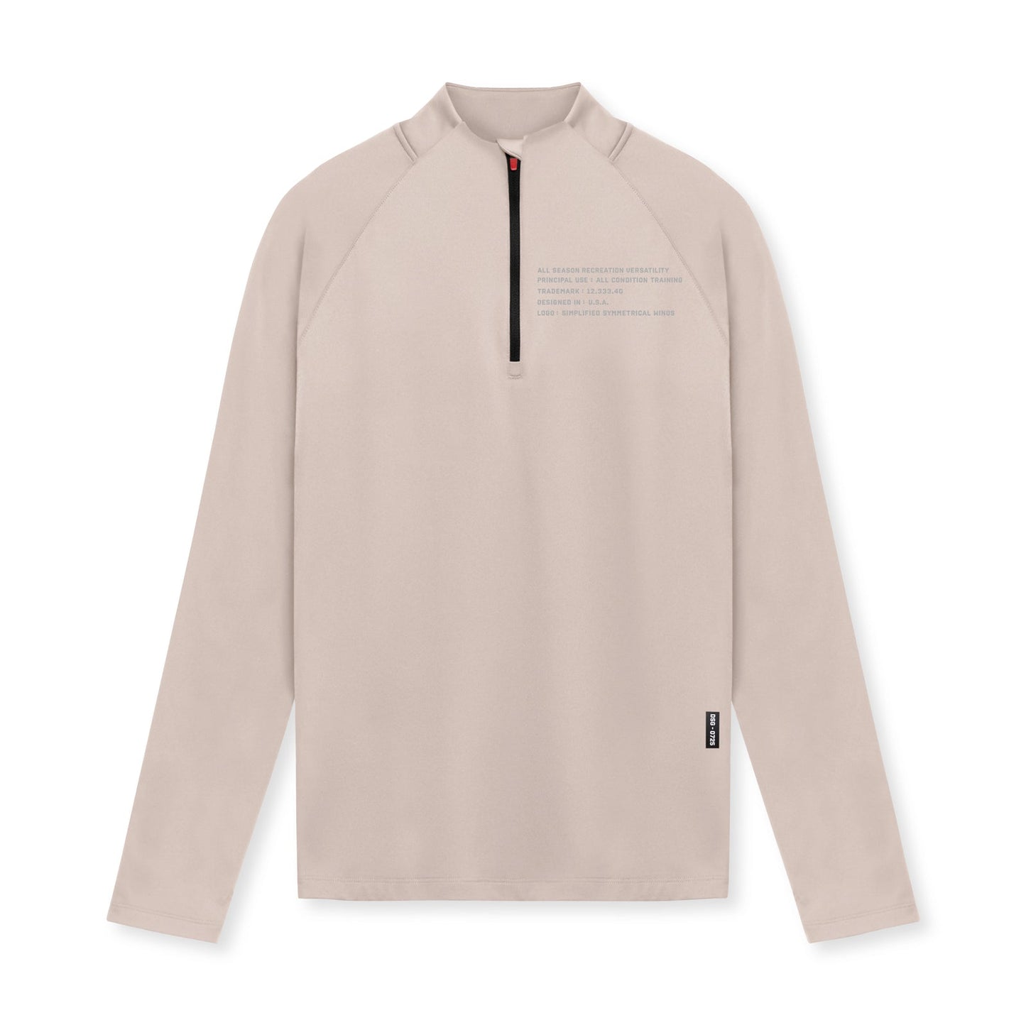 0725. Core Fitted Quarter Zip Chai | ASRV on sale