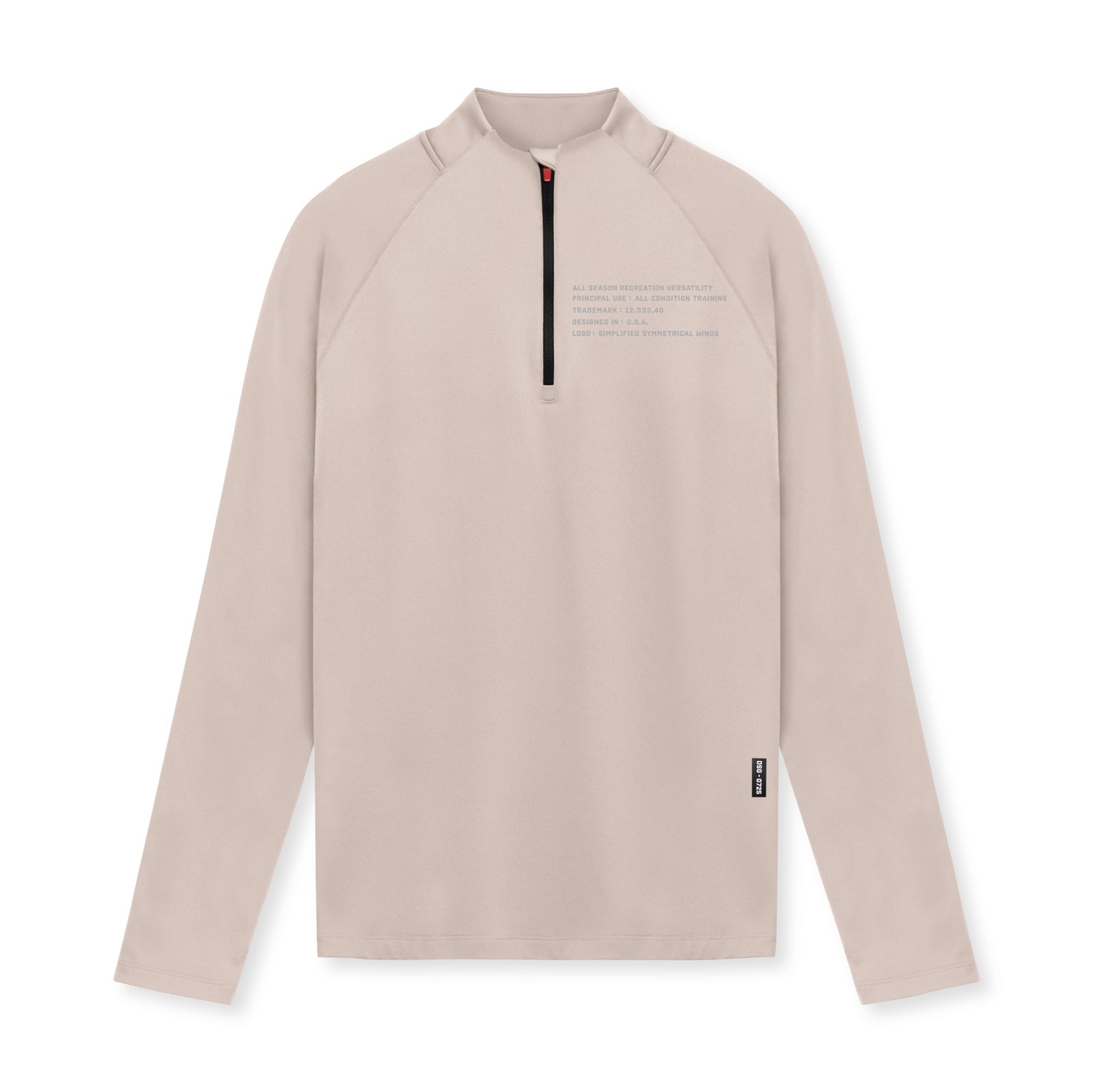 0725. Core Fitted Quarter Zip Chai | ASRV on sale