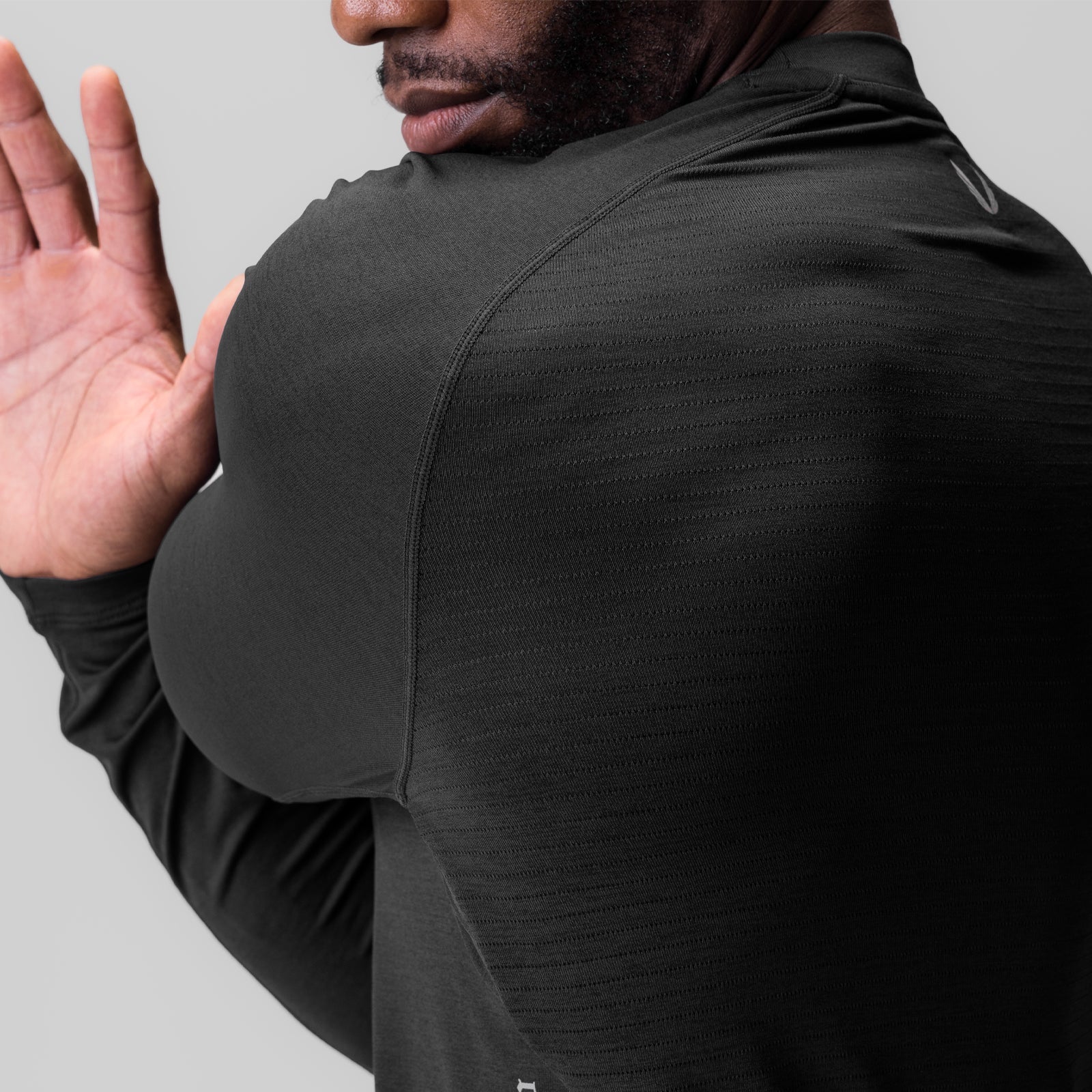 0832. 3D-Lite® 2.0 Fitted Long Sleeve Black "OTWR" | ASRV Discount