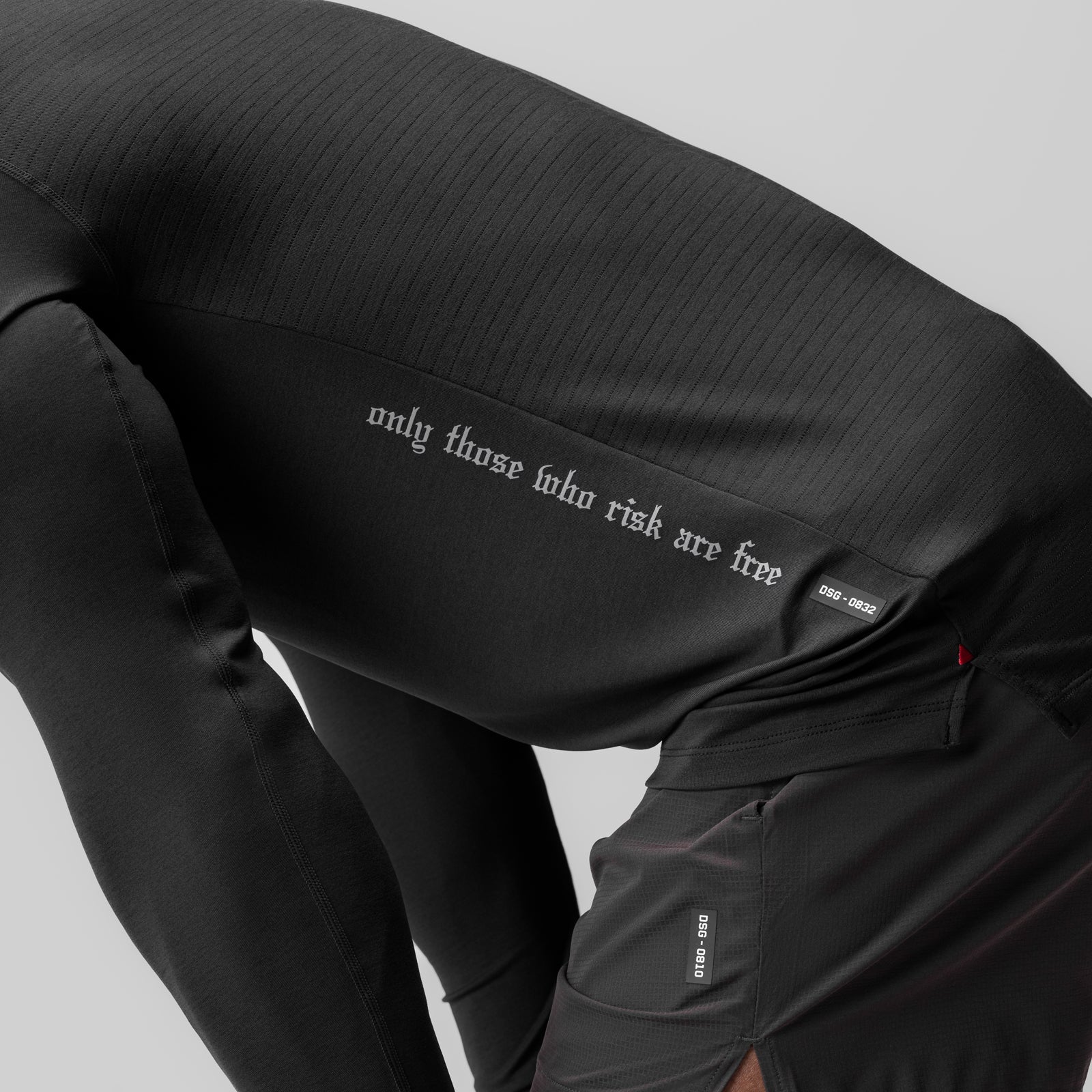 0832. 3D-Lite® 2.0 Fitted Long Sleeve Black "OTWR" | ASRV Discount