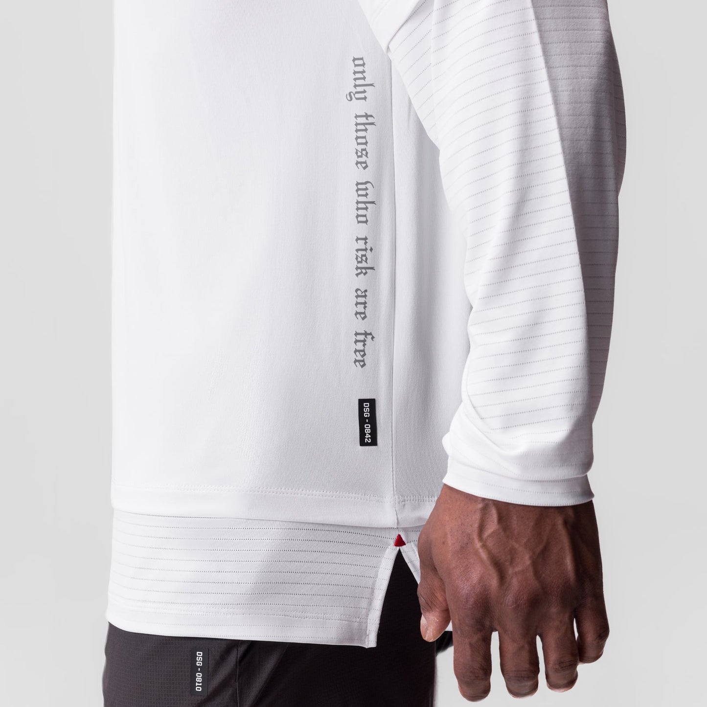 0842. 3D-Lite® 2.0 Layered Long Sleeve White "OTWR" | ASRV on sale