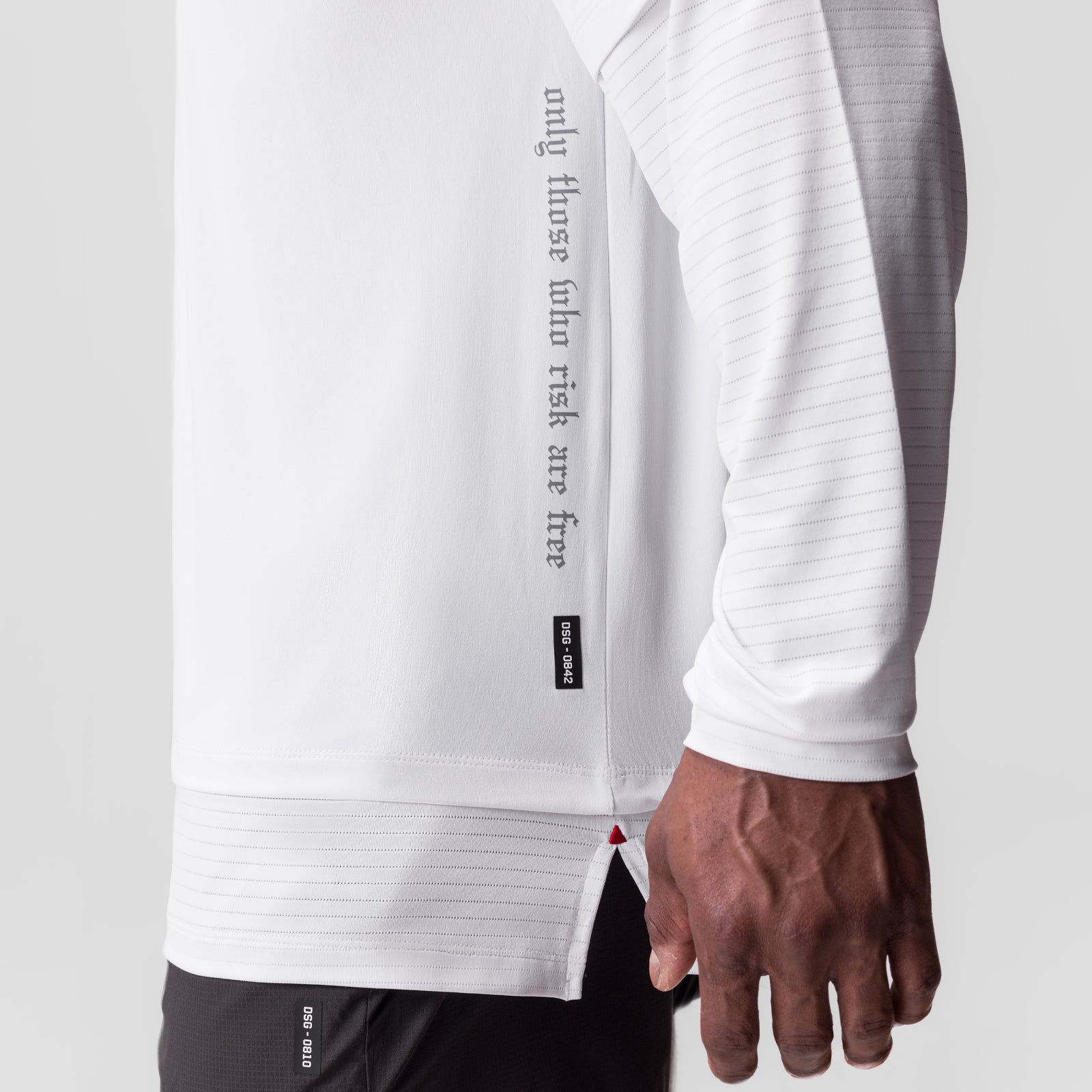 0842. 3D-Lite® 2.0 Layered Long Sleeve White "OTWR" | ASRV on sale