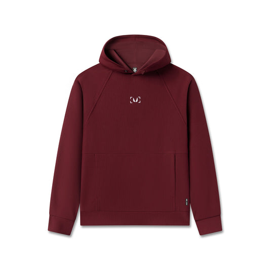 1019. Deltapeak® Oversized Hoodie Crimson | ASRV discount
