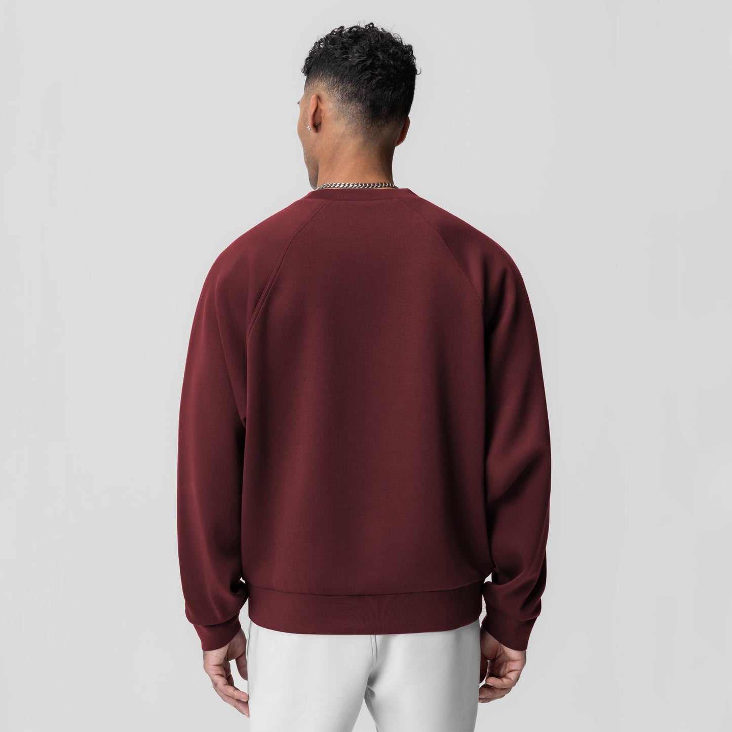 1020. Dri-Core™ Oversized Crewneck Crimson | ASRV Online
