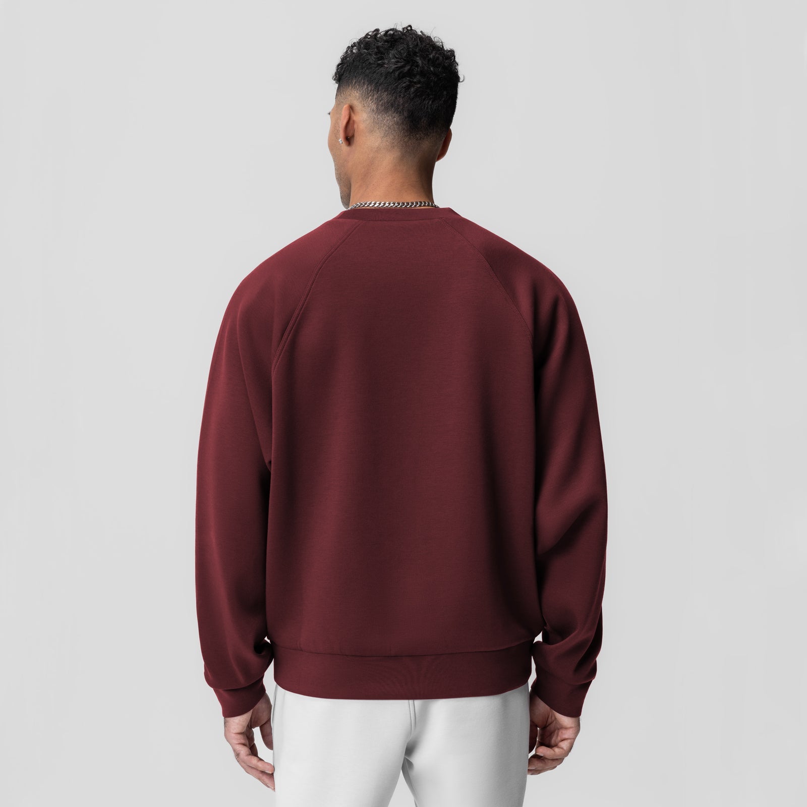 1020. Dri-Core™ Oversized Crewneck Crimson | ASRV Online