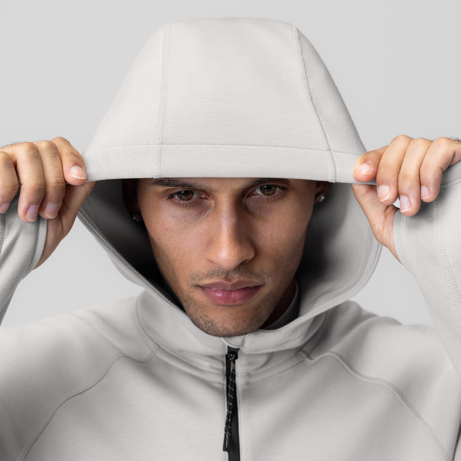 1023. Dri-Core™ Zip Hoodie Light Grey | ASRV Discount