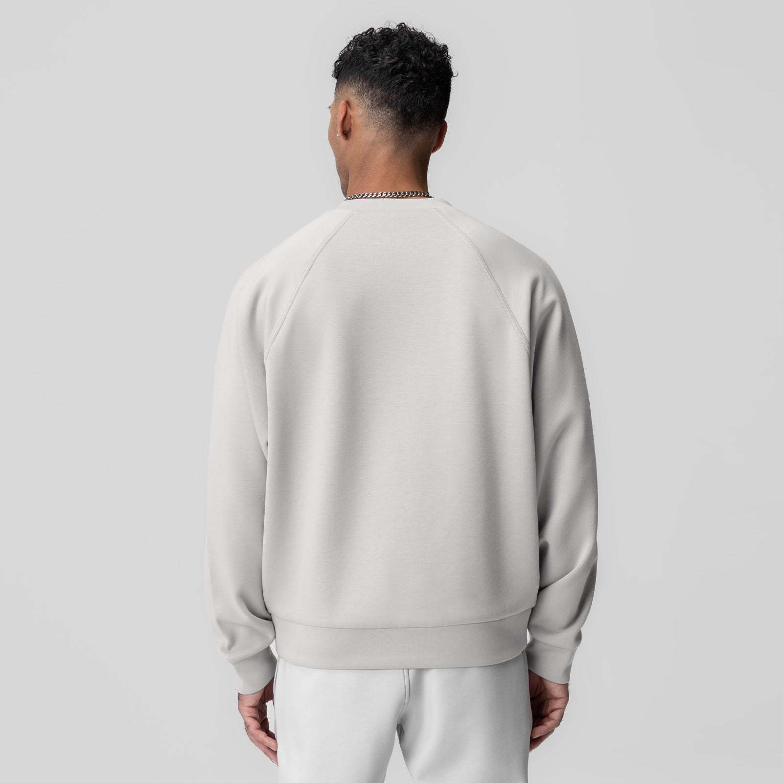 1020. Dri-Core™ Oversized Crewneck Light Grey | ASRV US