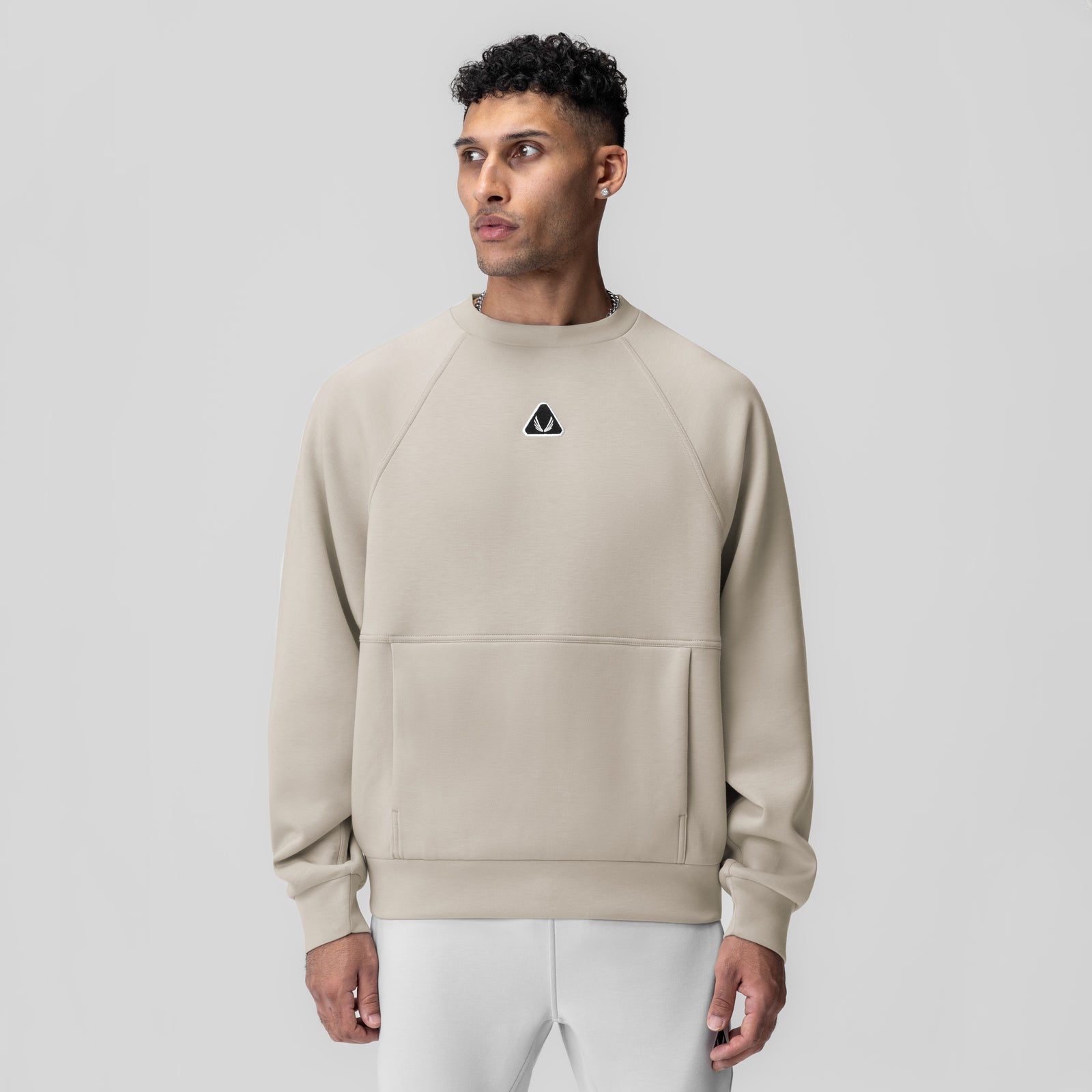 1020. Dri-Core™ Oversized Crewneck Chai | ASRV on sale