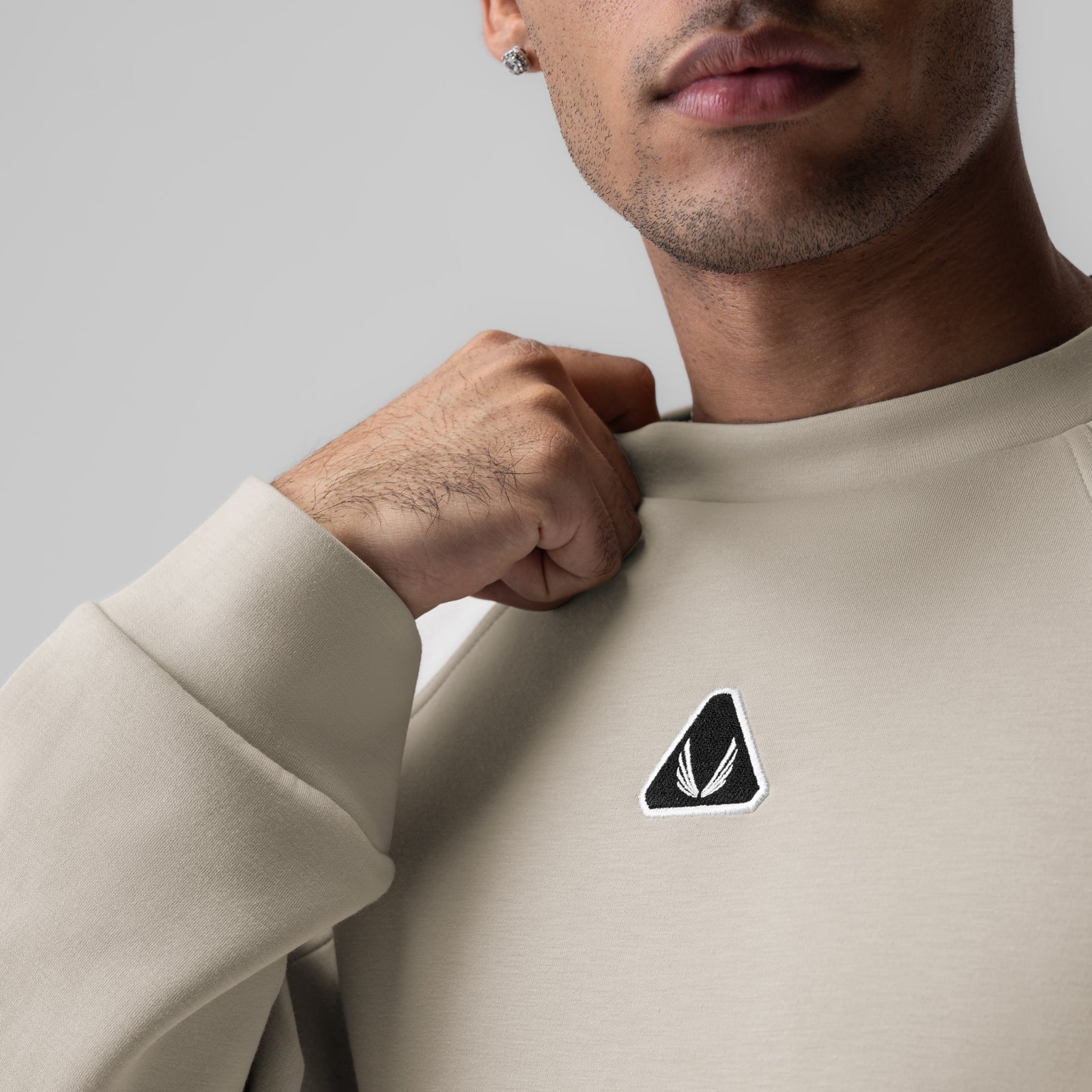 1020. Dri-Core™ Oversized Crewneck Chai | ASRV on sale