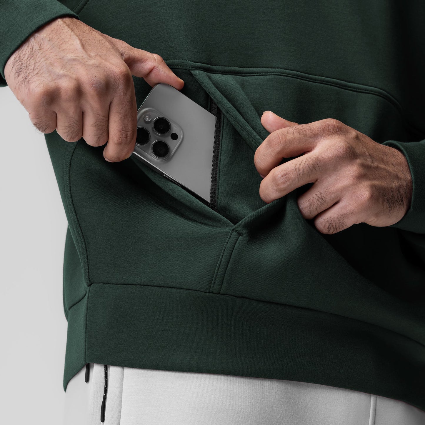 1020. Dri-Core™ Oversized Crewneck Forest Green | ASRV for sale