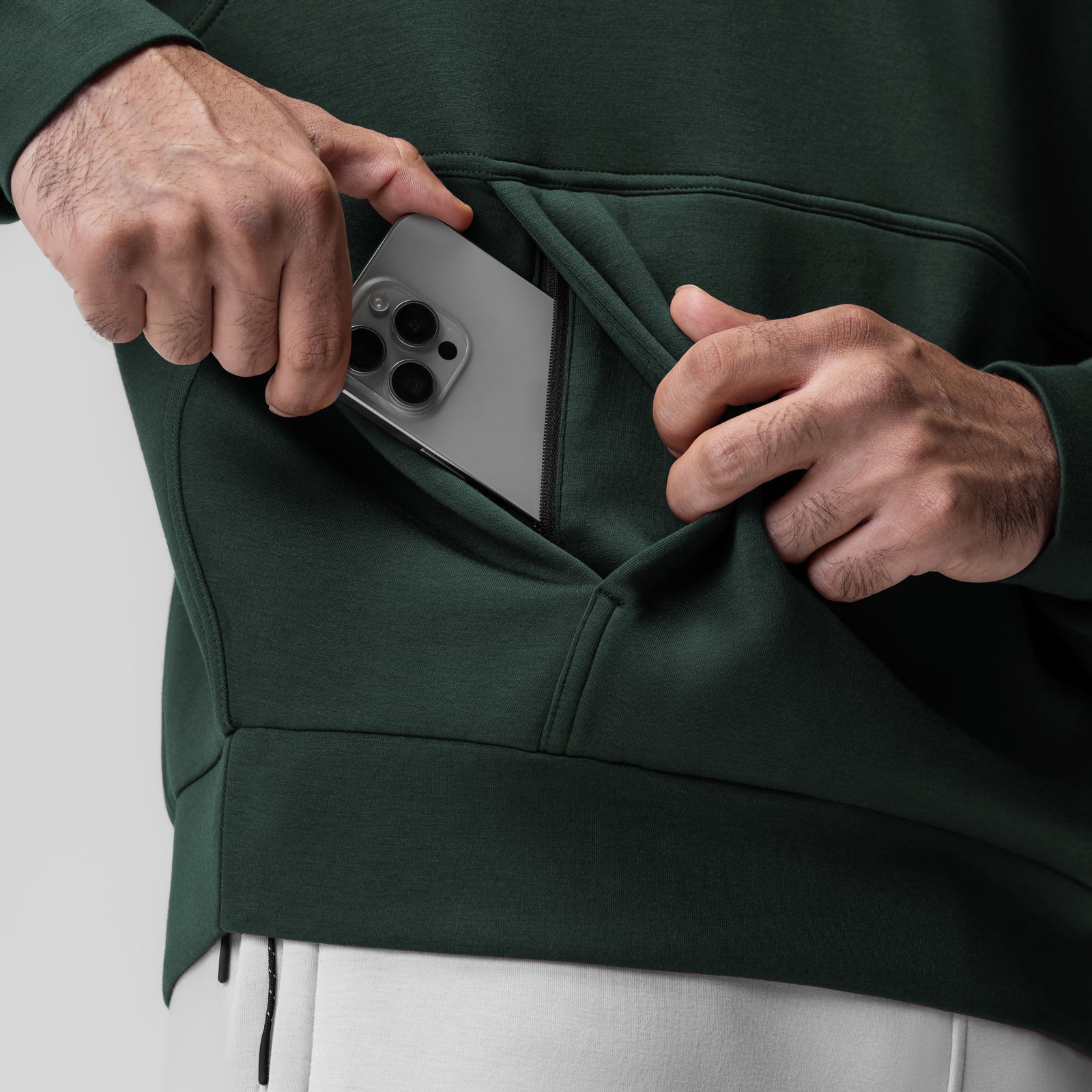 1020. Dri-Core™ Oversized Crewneck Forest Green | ASRV for sale