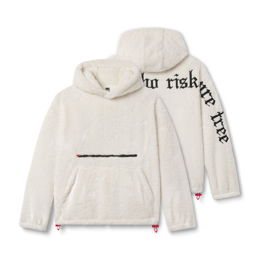 0553. Sherpa Recovery Hoodie Ivory Cream/Black | ASRV sale