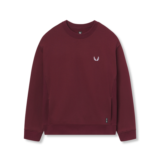 0984. Herringbone Terry Crewneck Crimson | ASRV discount