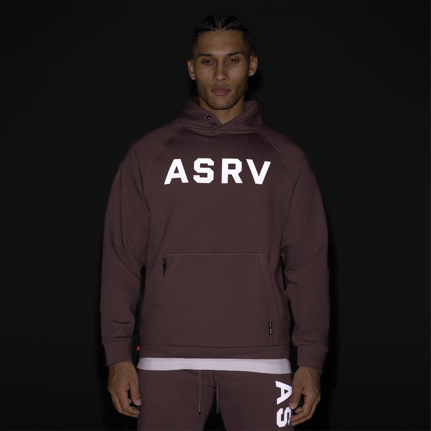 0905. Tech-Terry™ Weather-Ready Training Hoodie Nightshade "ASRV" | ASRV US
