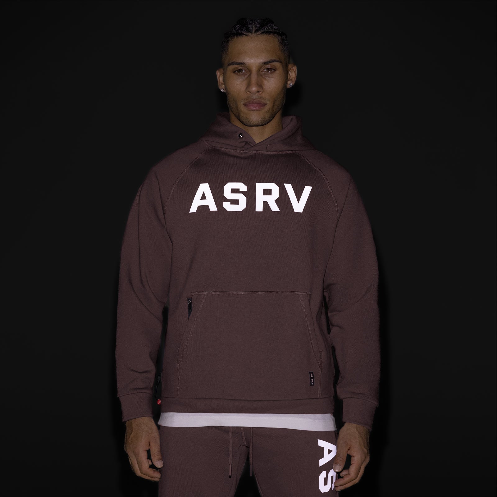 0905. Tech-Terry™ Weather-Ready Training Hoodie Nightshade "ASRV" | ASRV US