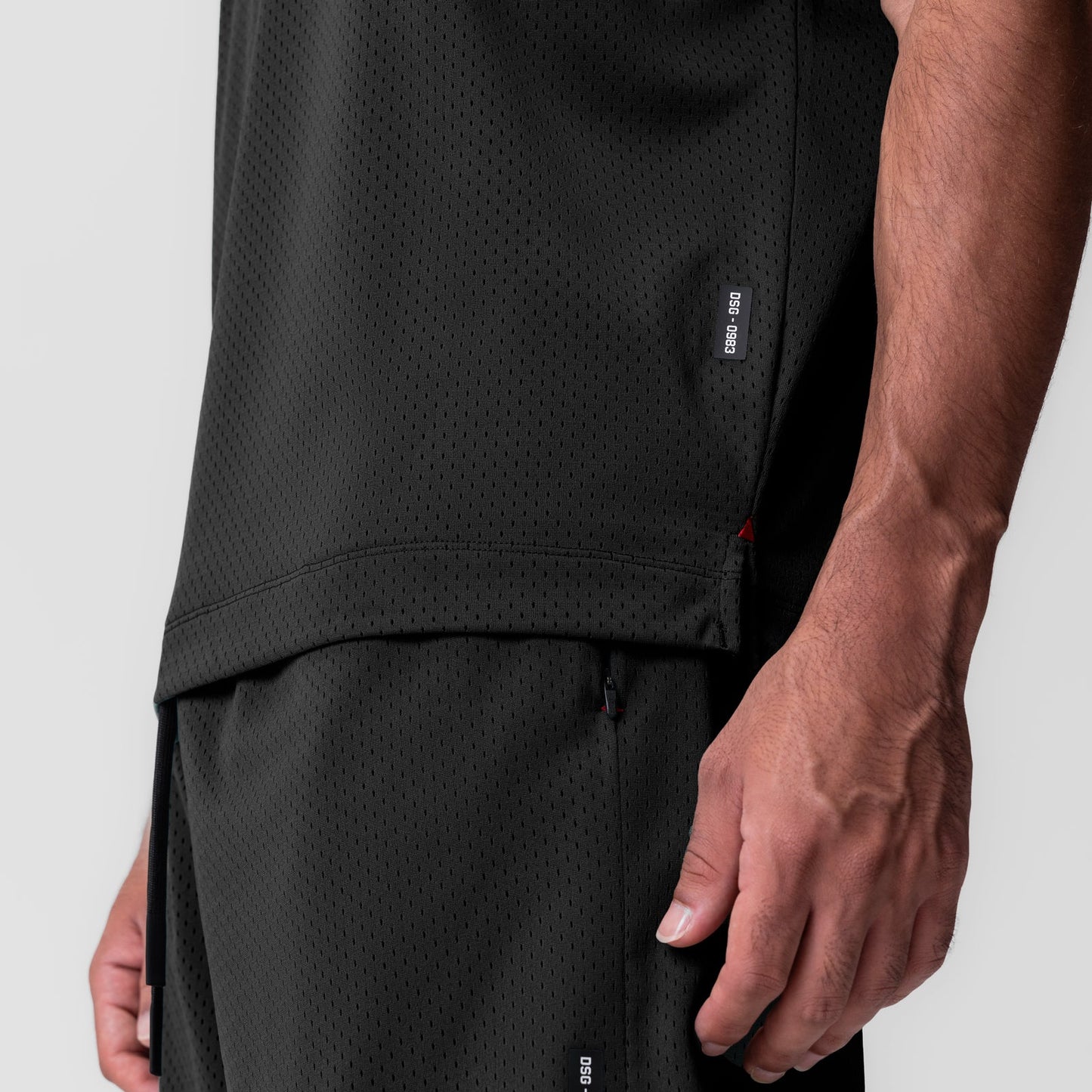 0983. Reversible 2-in-1 Cutoff Hoodie Black | ASRV on sale