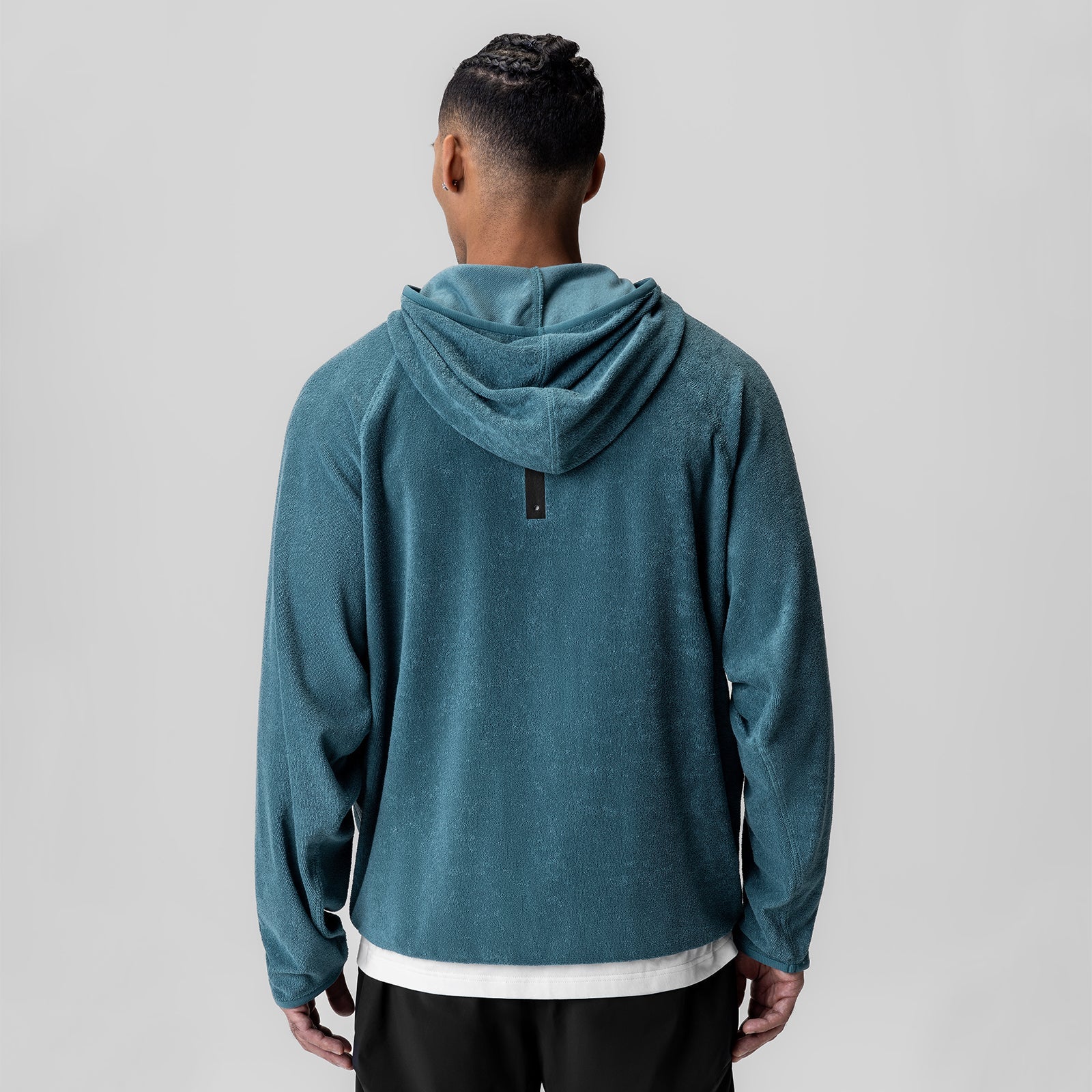 1054. Towel Terry Reversible Hoodie Storm | ASRV for sale