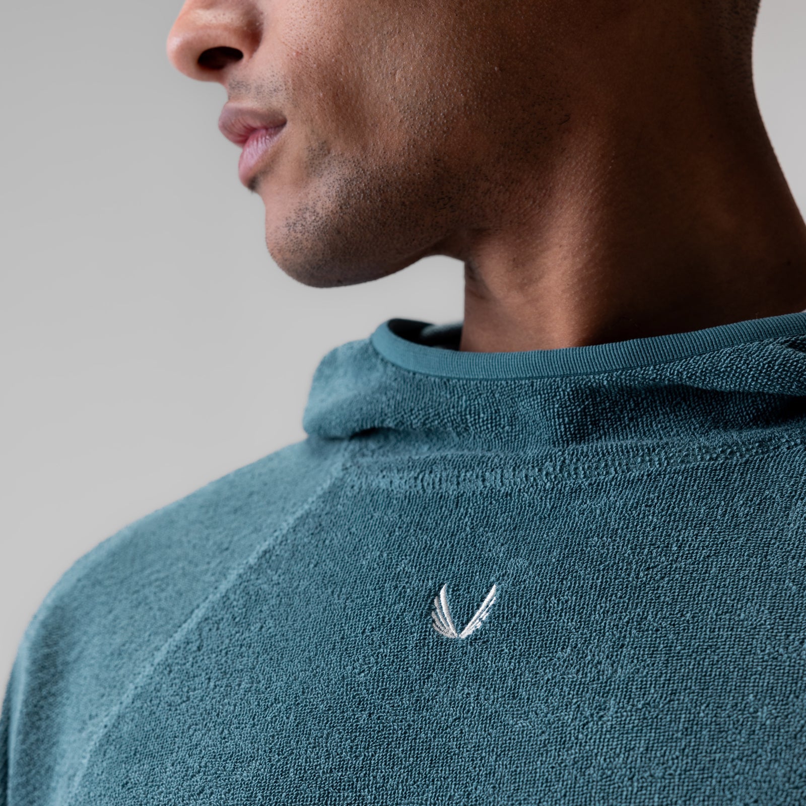 1054. Towel Terry Reversible Hoodie Storm | ASRV for sale