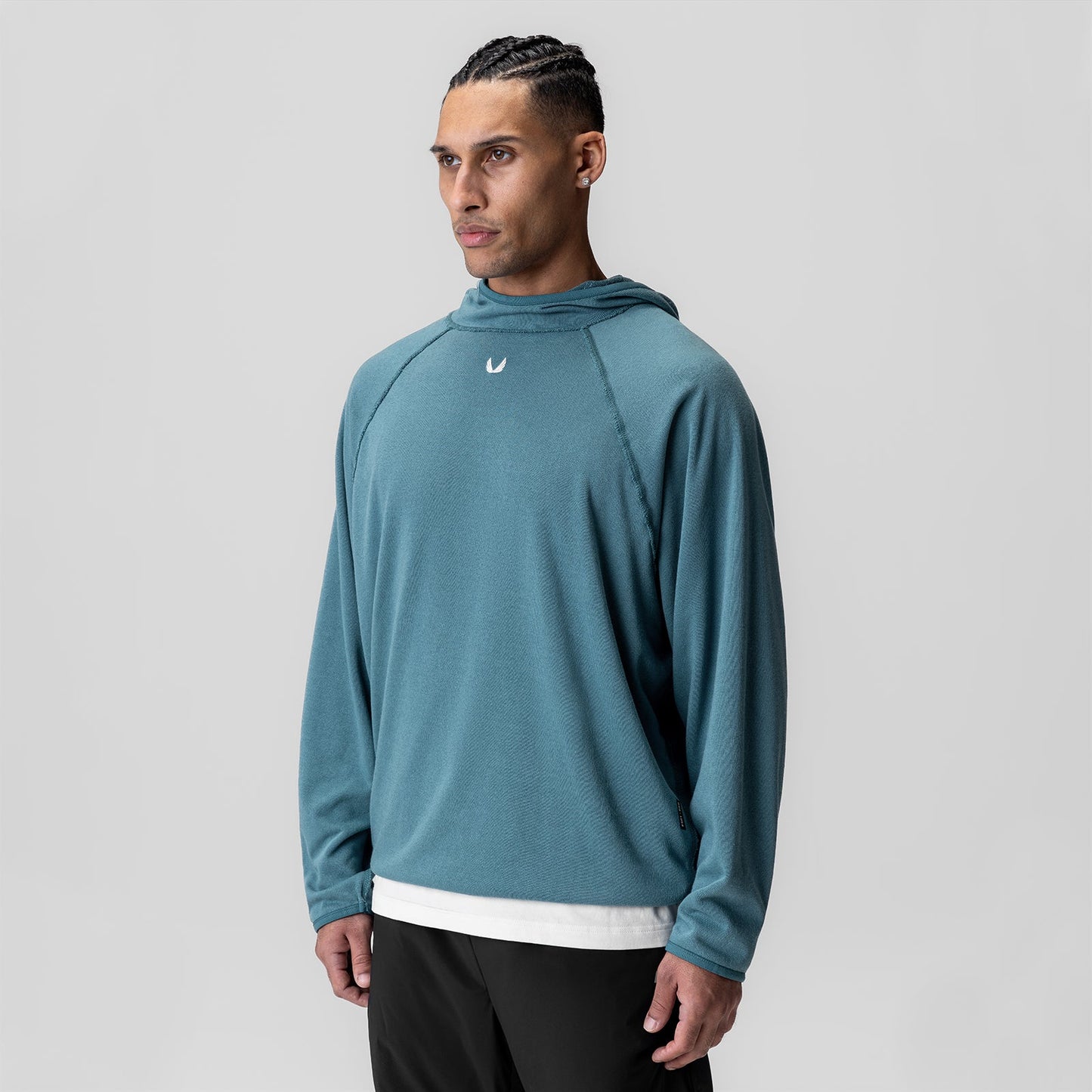 1054. Towel Terry Reversible Hoodie Storm | ASRV for sale