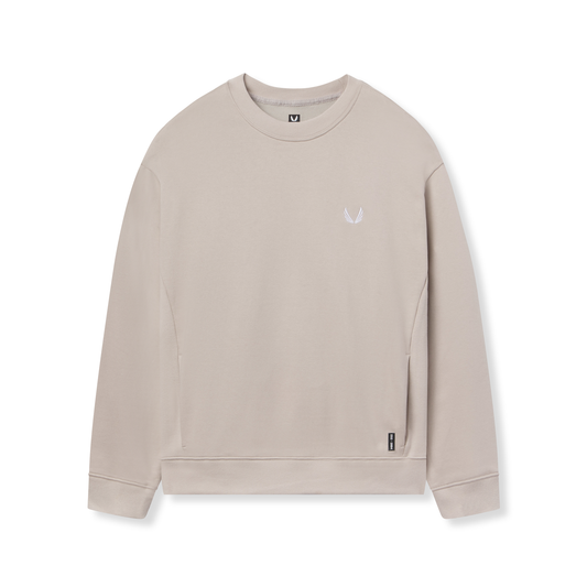 0984. Herringbone Terry Crewneck Chai | ASRV discount