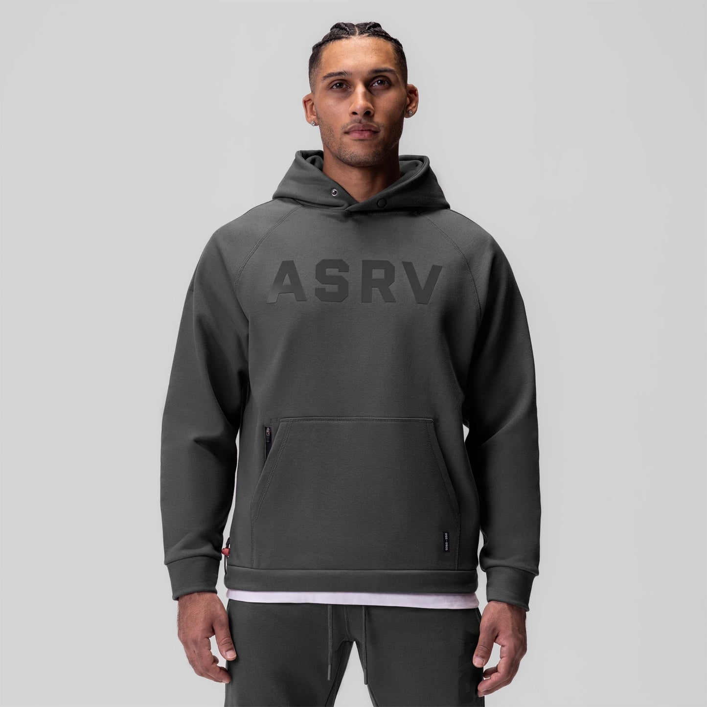 0905. Tech-Terry™ Weather-Ready Training Hoodie Space Grey "ASRV" | ASRV Online