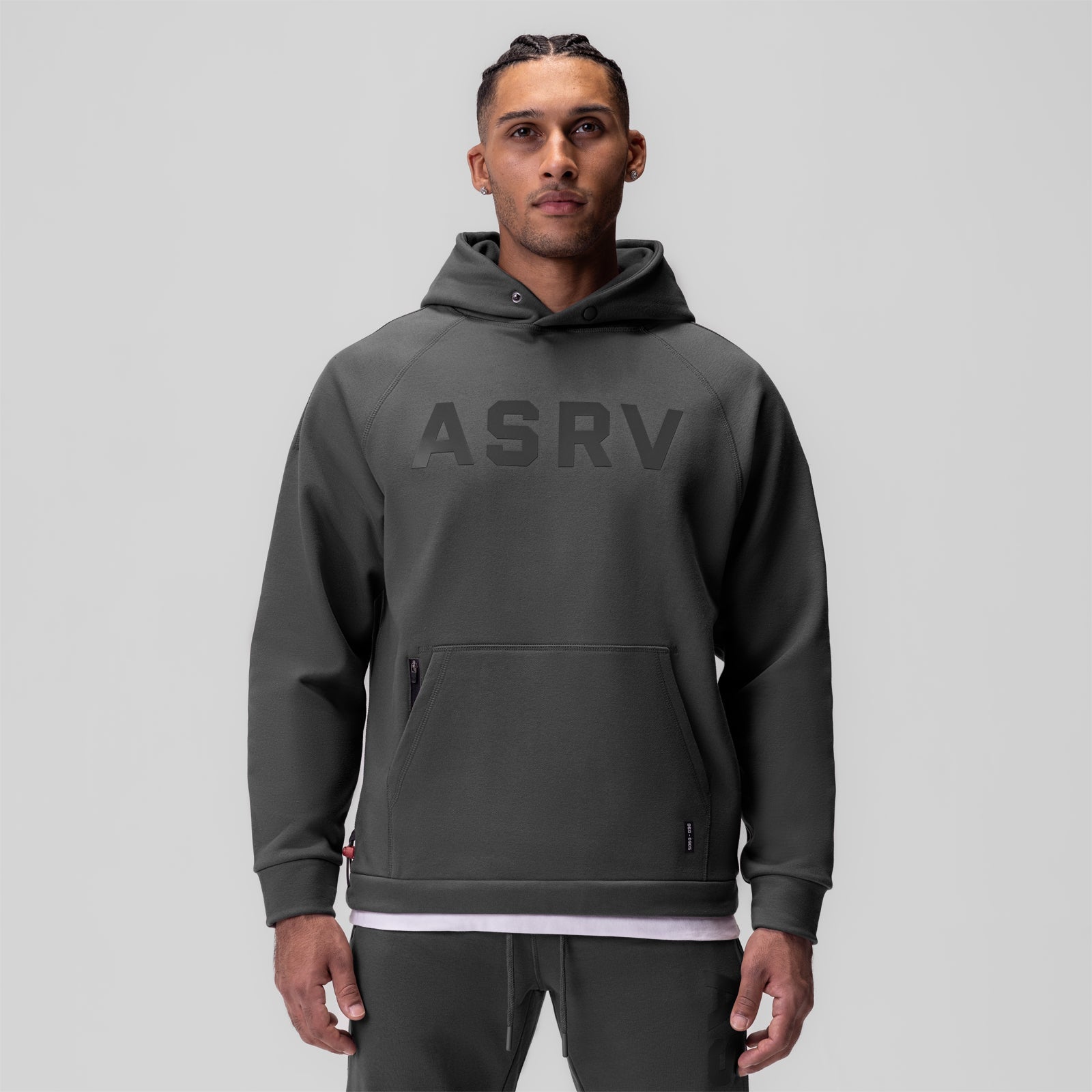 0905. Tech-Terry™ Weather-Ready Training Hoodie Space Grey "ASRV" | ASRV Online