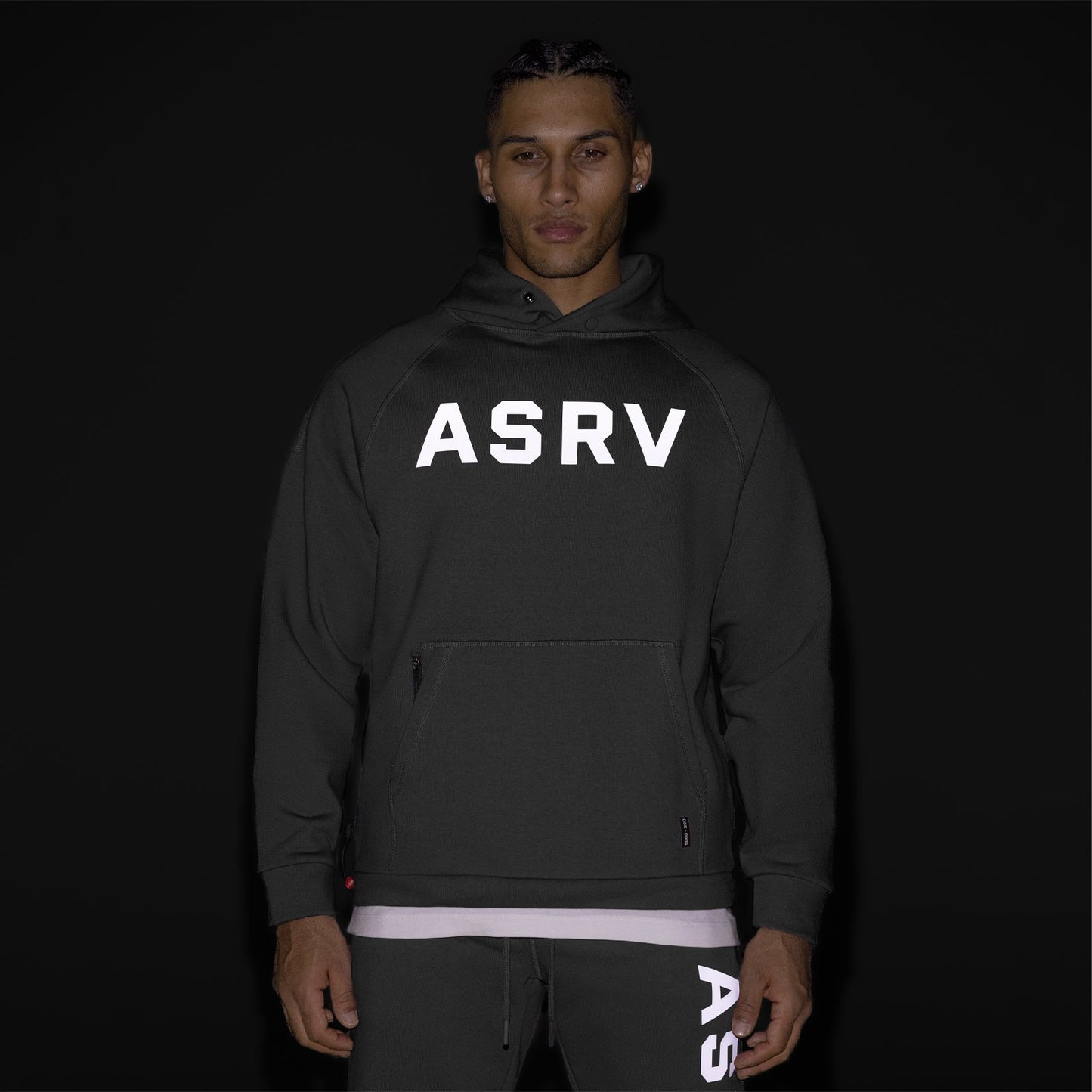 0905. Tech-Terry™ Weather-Ready Training Hoodie Space Grey "ASRV" | ASRV Online
