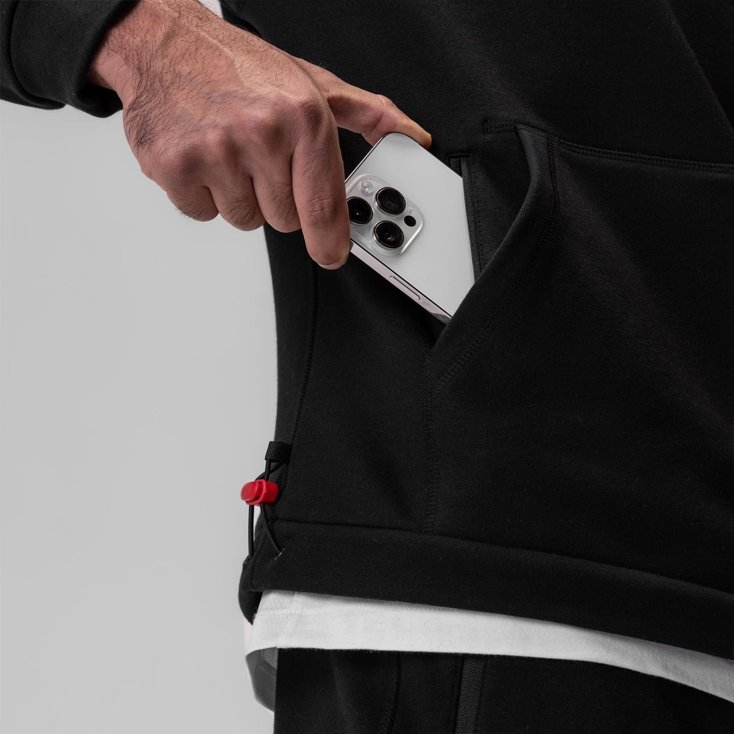 0905. Tech-Terry™ Weather-Ready Training Hoodie Black "ASRV" | ASRV on sale