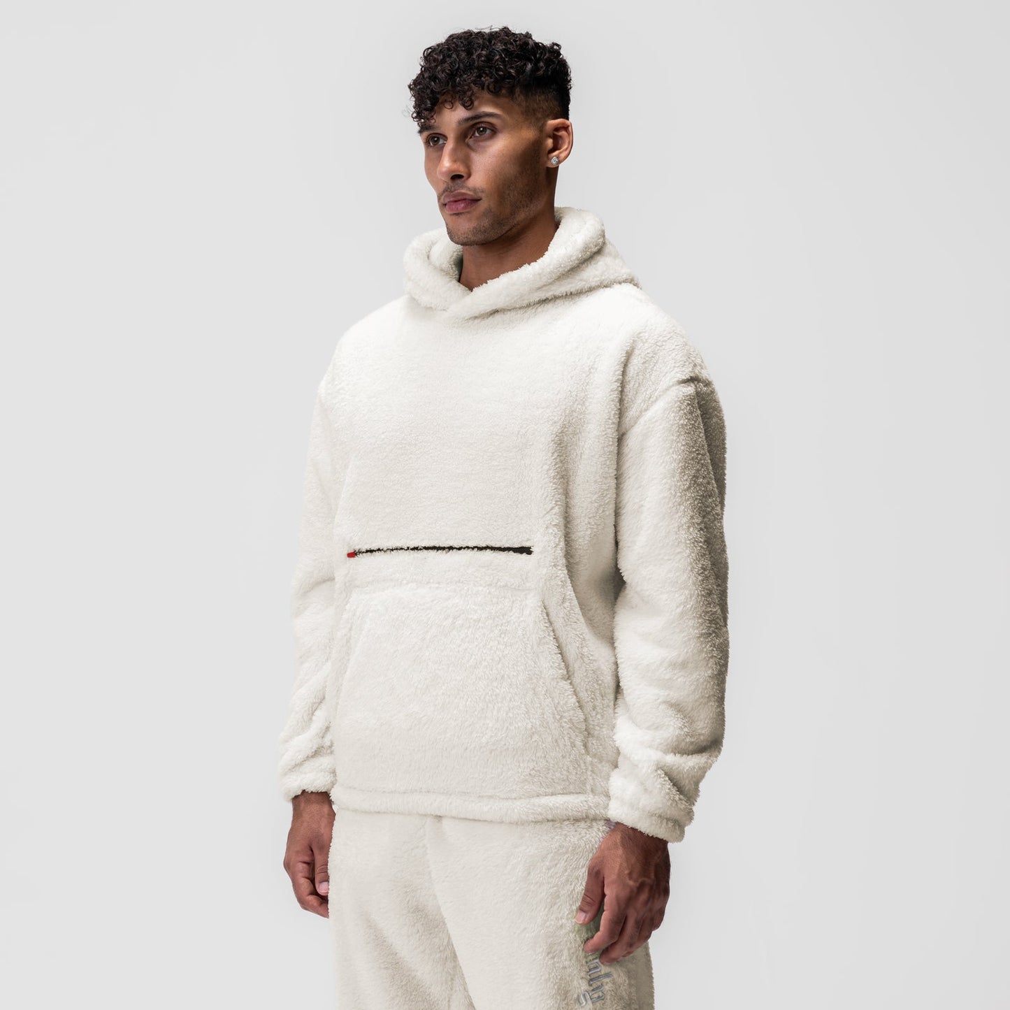 0553. Sherpa Recovery Hoodie Ivory Cream/White | ASRV for sale