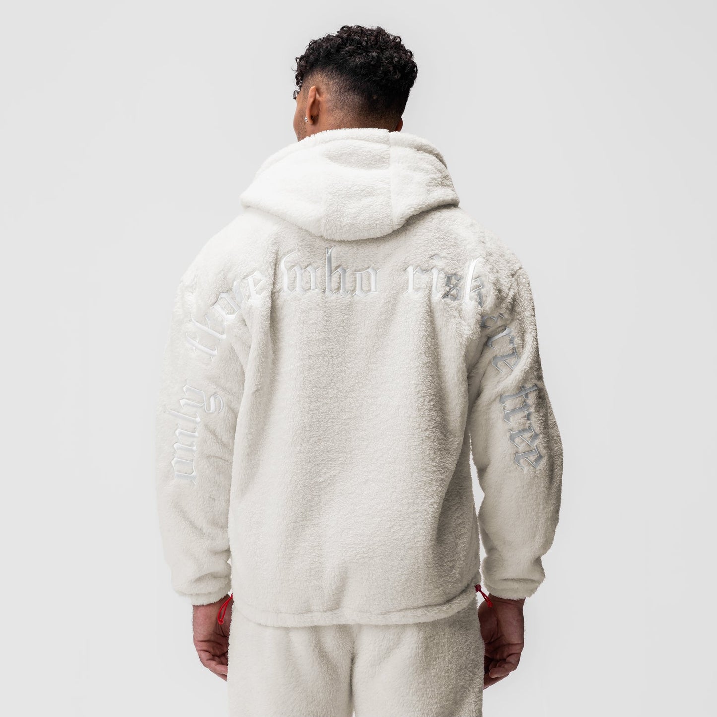 0553. Sherpa Recovery Hoodie Ivory Cream/White | ASRV for sale