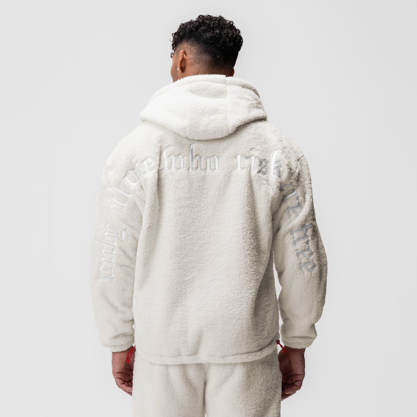 0553. Sherpa Recovery Hoodie Ivory Cream/White | ASRV for sale