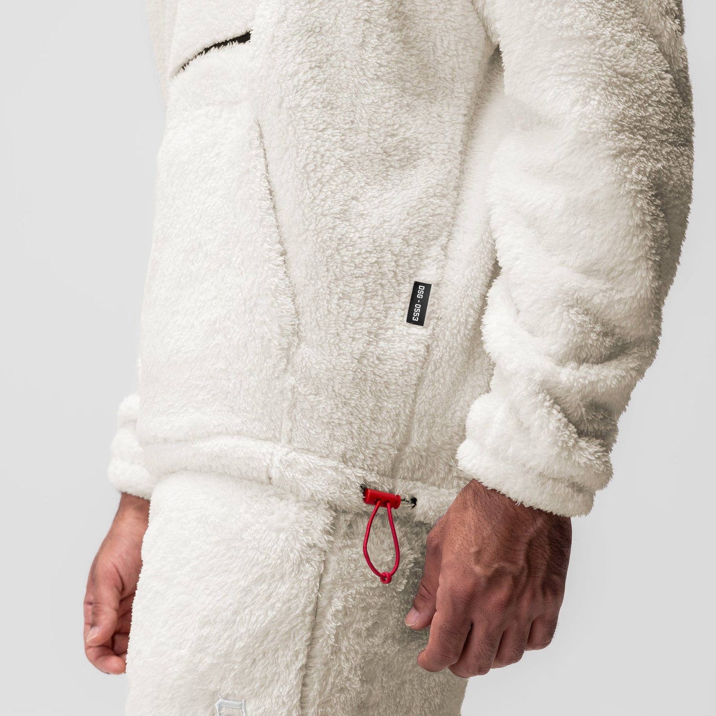 0553. Sherpa Recovery Hoodie Ivory Cream/White | ASRV for sale