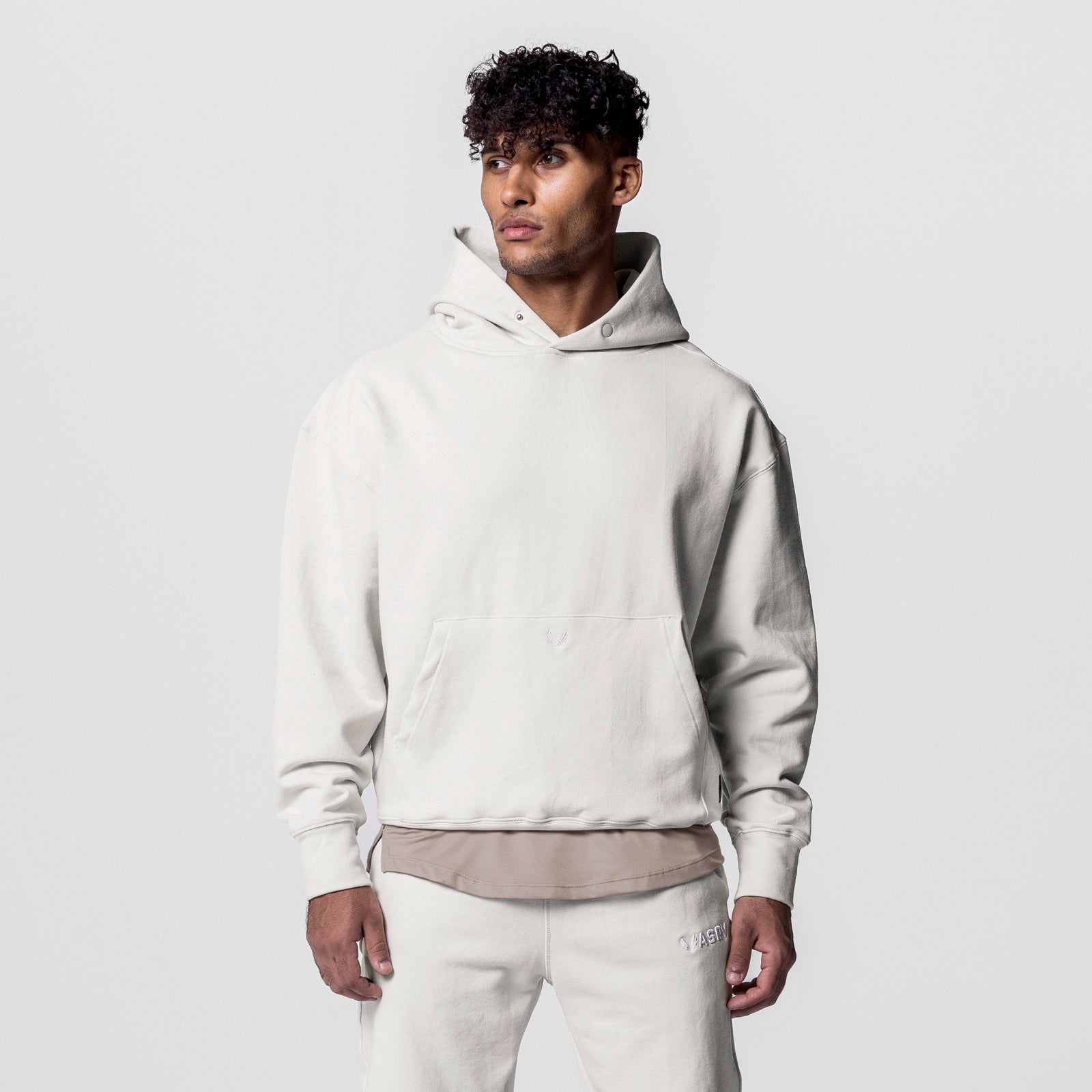0648. Tech-Terry™ Hoodie Stone | ASRV discount