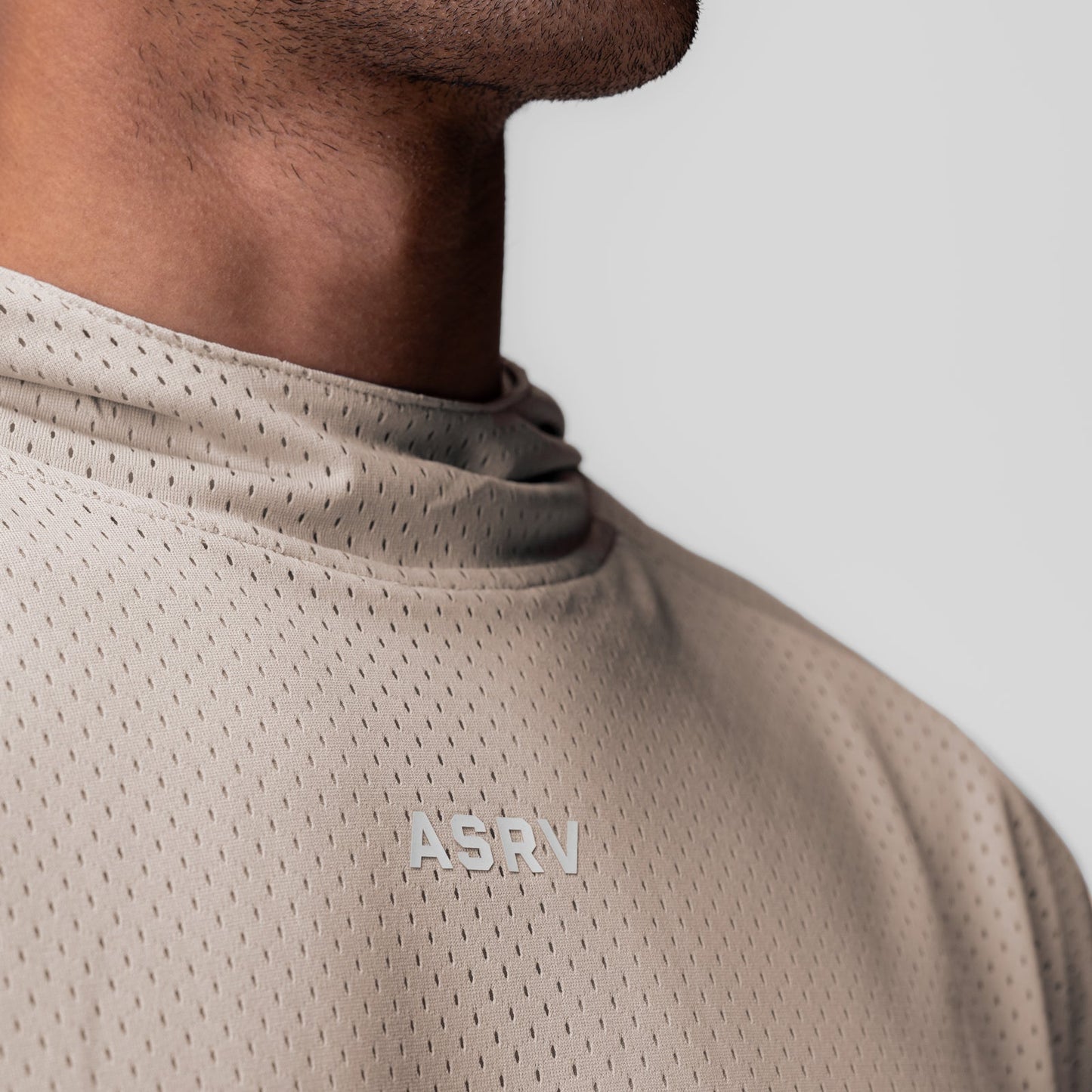 0983. Reversible 2-in-1 Cutoff Hoodie Chai | ASRV Online