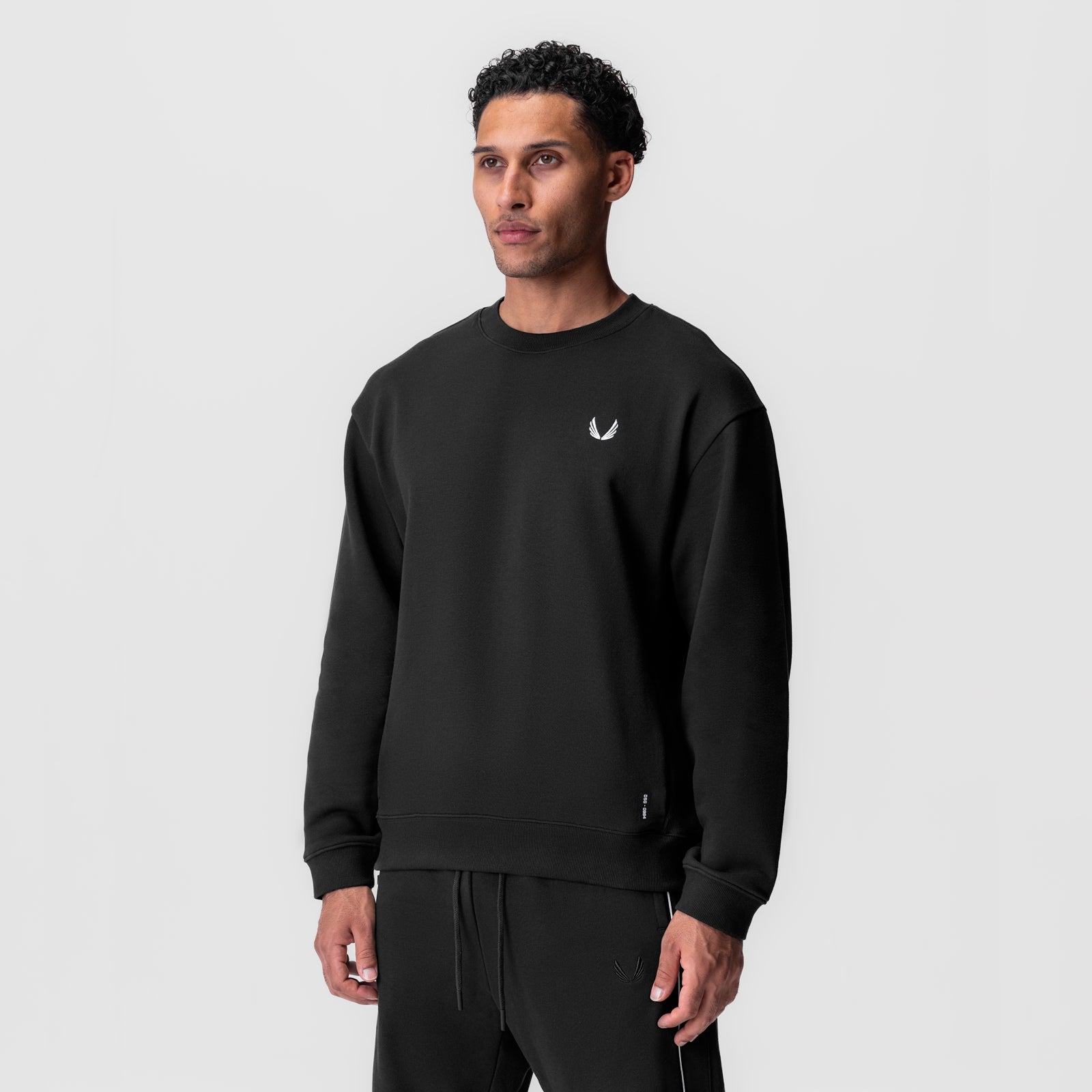 0984. Herringbone Terry Crewneck Black | ASRV near me