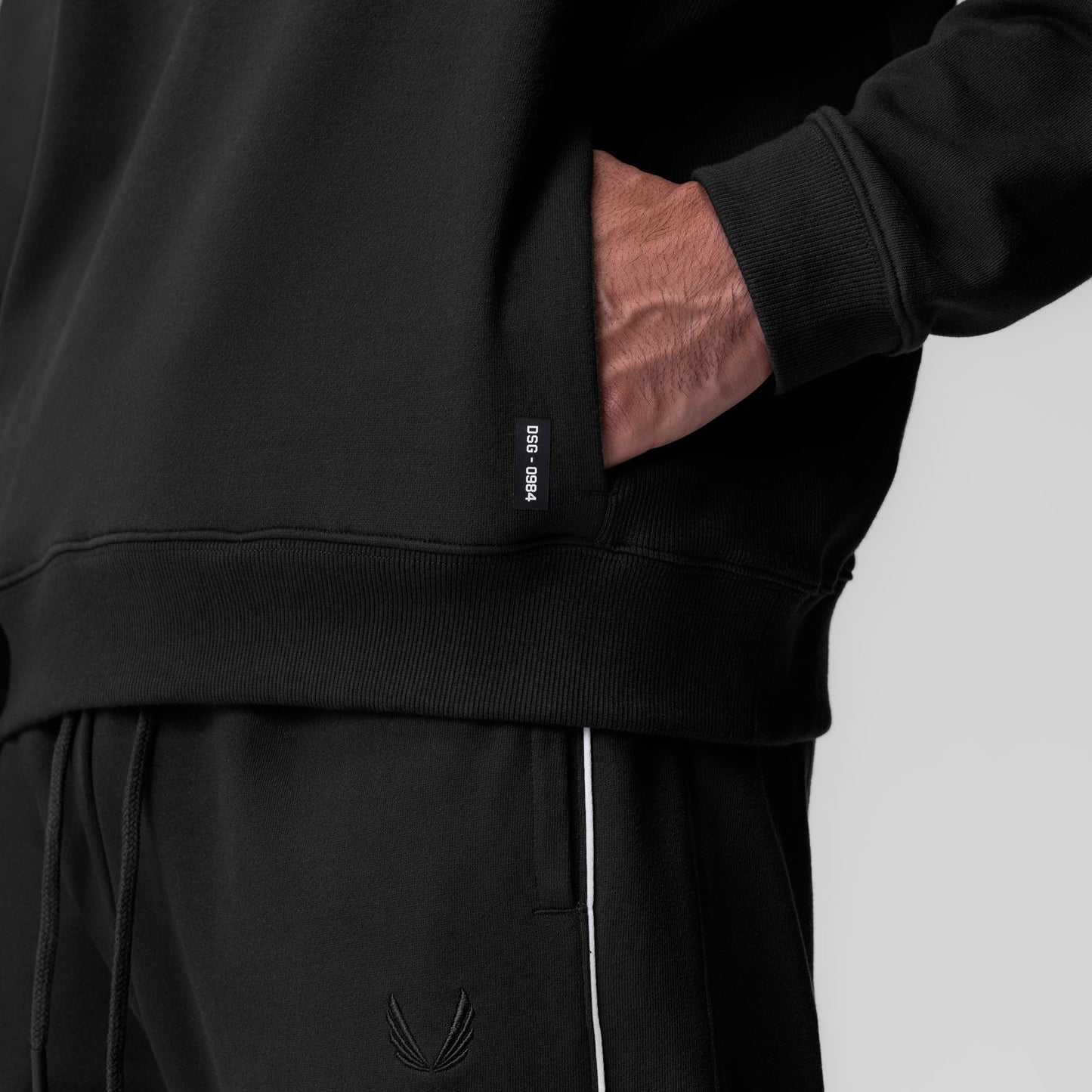 0984. Herringbone Terry Crewneck Black | ASRV near me