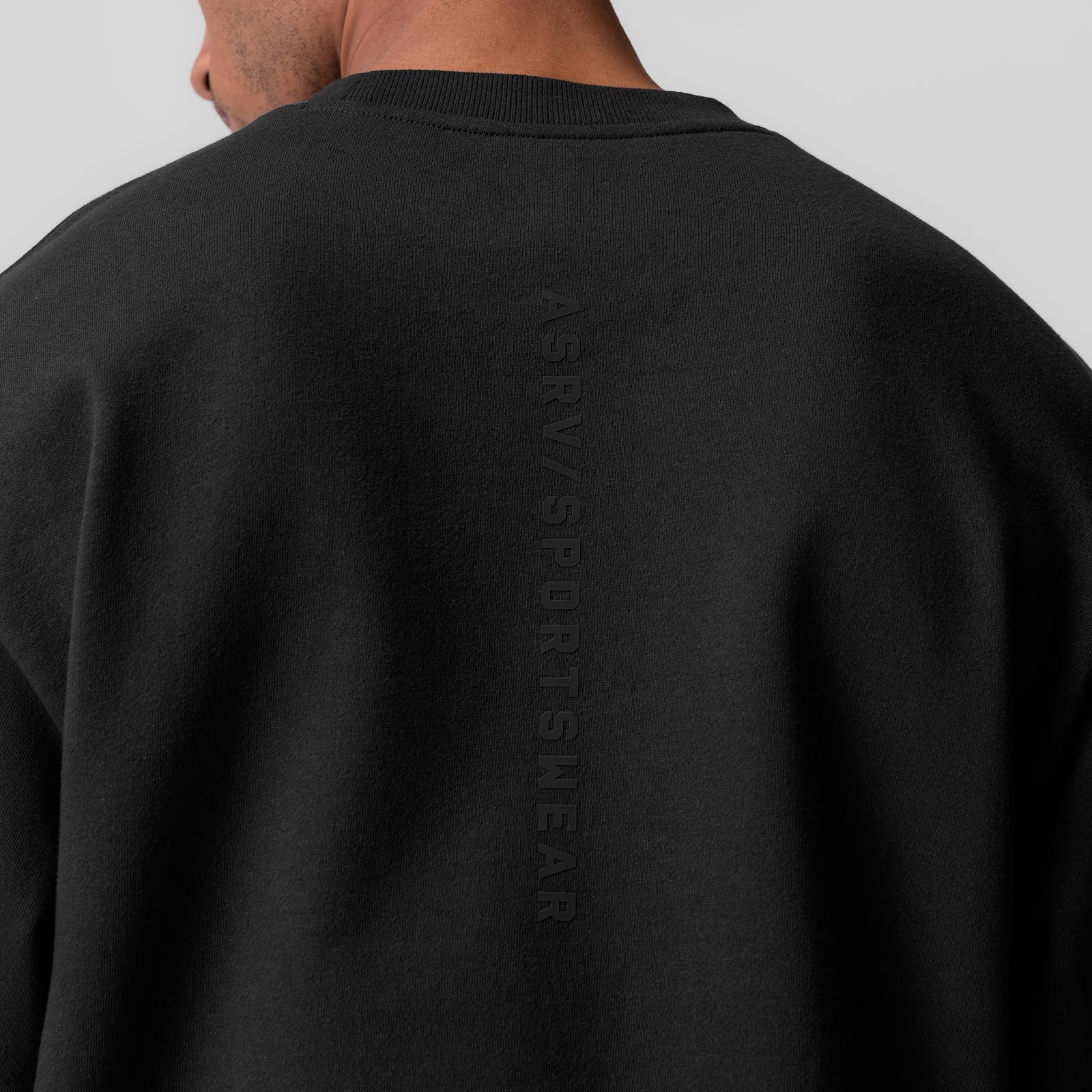 0984. Herringbone Terry Crewneck Black | ASRV near me