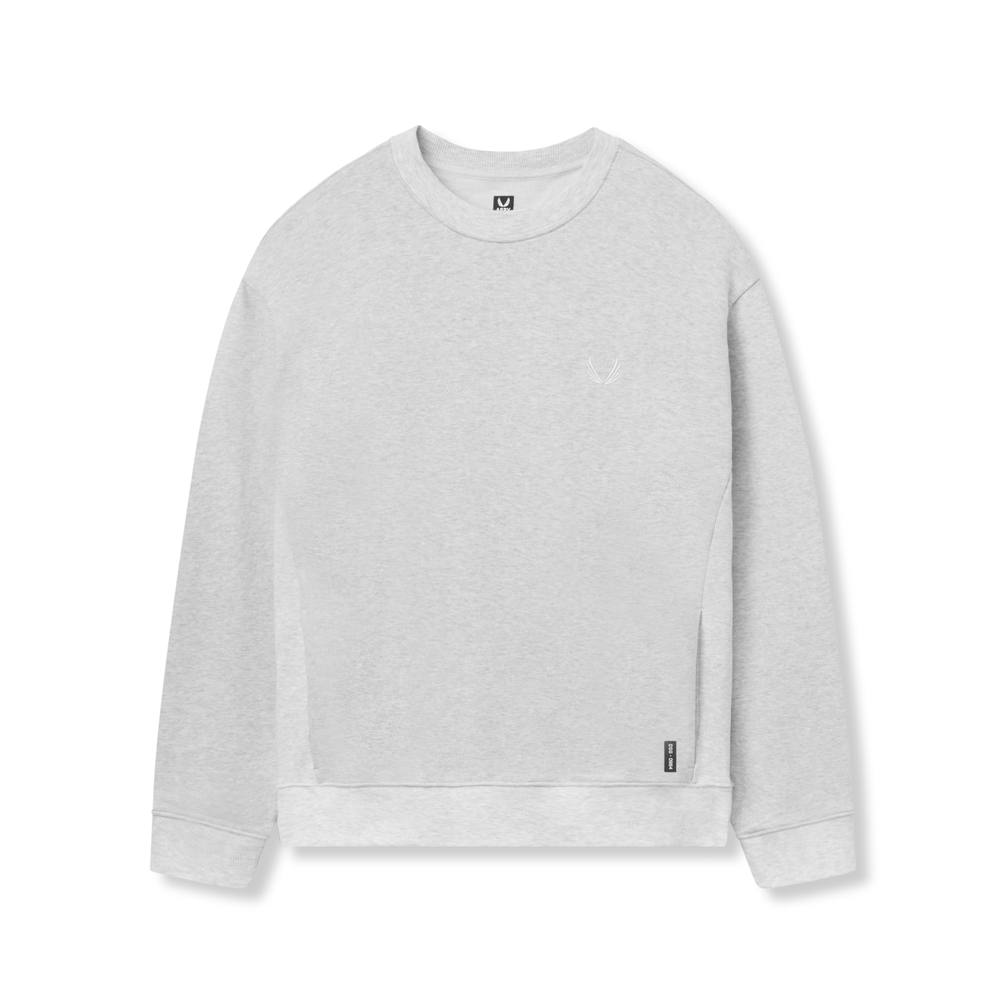 0984. Herringbone Terry Crewneck Heather Grey | ASRV for sale