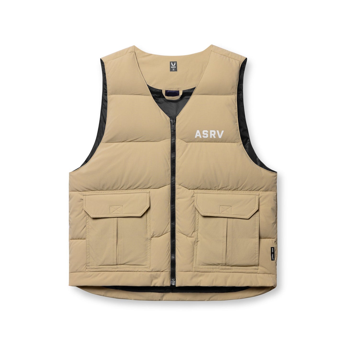 0859. Ripstop Insulated Puffer Gilet Khaki | ASRV Online
