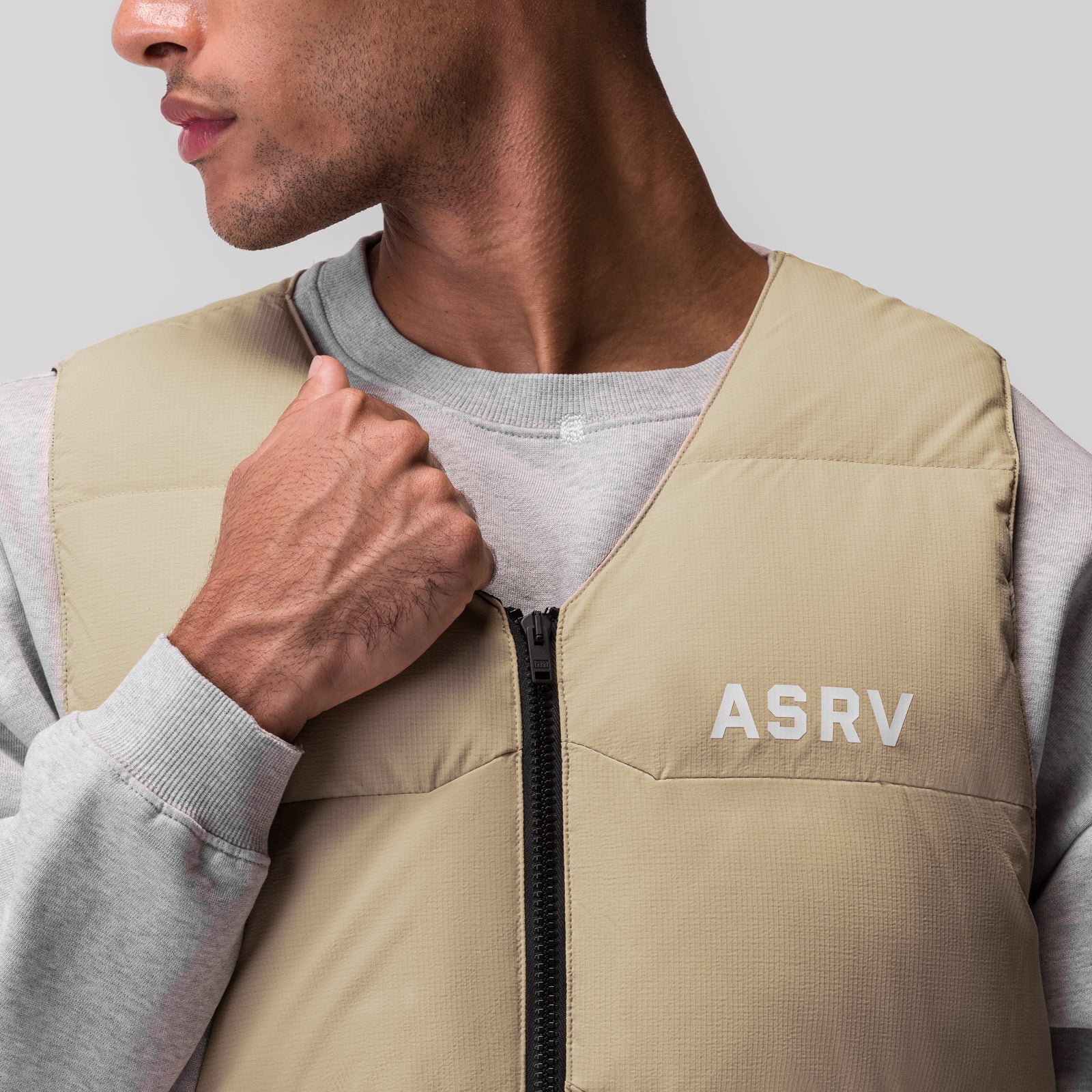 0859. Ripstop Insulated Puffer Gilet Khaki | ASRV Online