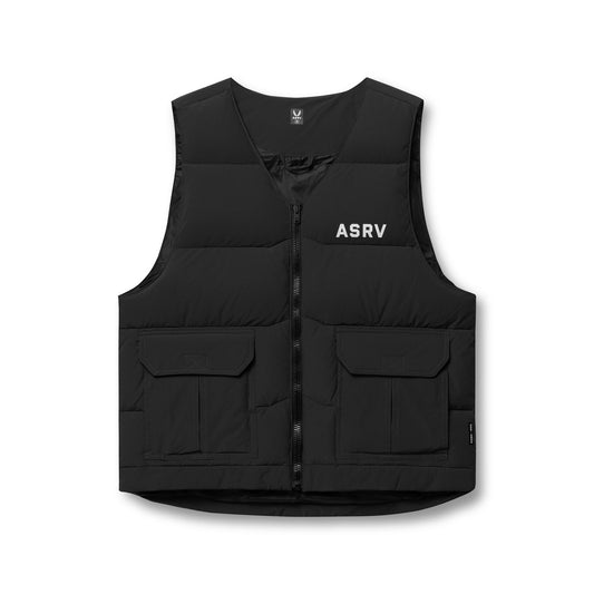 0859. Ripstop Insulated Puffer Gilet Black | ASRV US