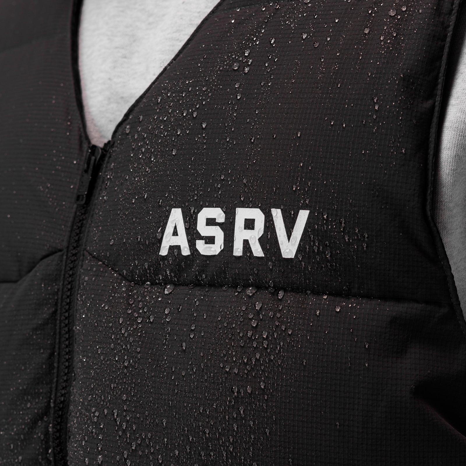 0859. Ripstop Insulated Puffer Gilet Black | ASRV US