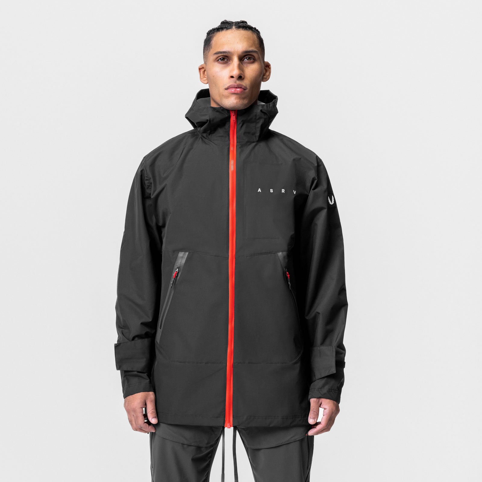 0678. Hipora® AQUAzip® Tech Parka Black | ASRV sale