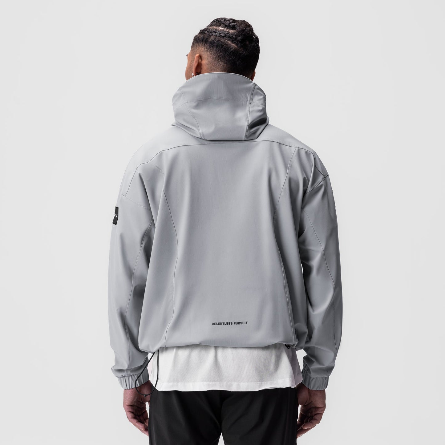 0717. Weather-Ready Anorak Jacket Slate Grey "Patch" | ASRV discount