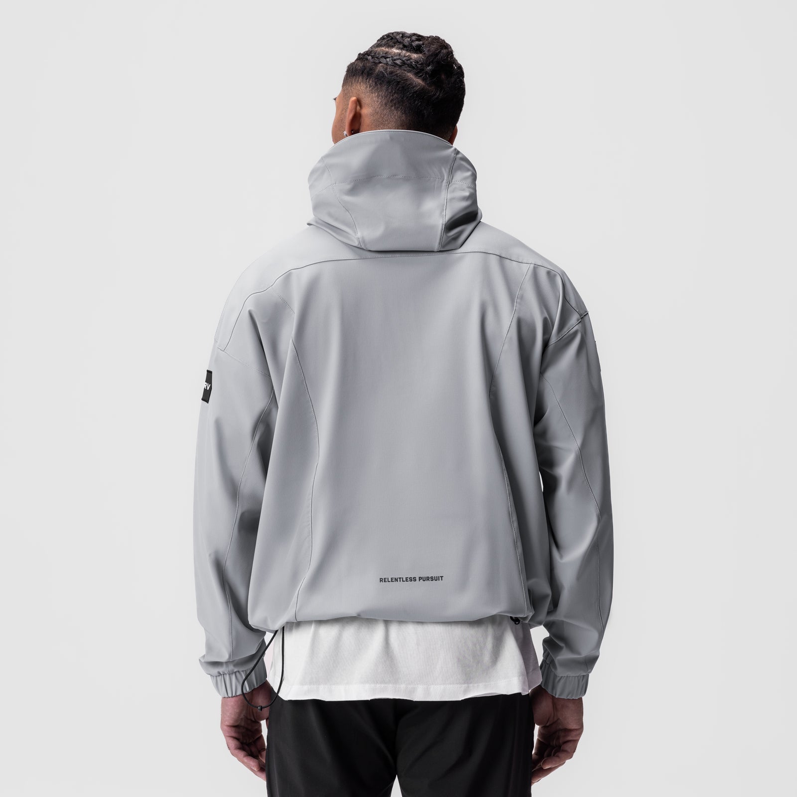 0717. Weather-Ready Anorak Jacket Slate Grey "Patch" | ASRV discount