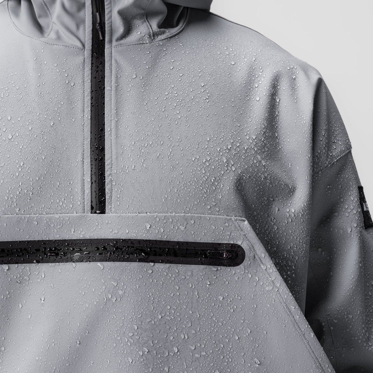 0717. Weather-Ready Anorak Jacket Slate Grey "Patch" | ASRV discount